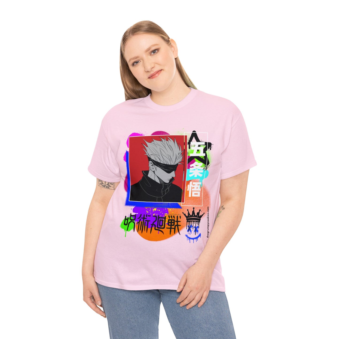 Jujutsu Kaisen - Emo Gojo Unisex Heavy Cotton Tee