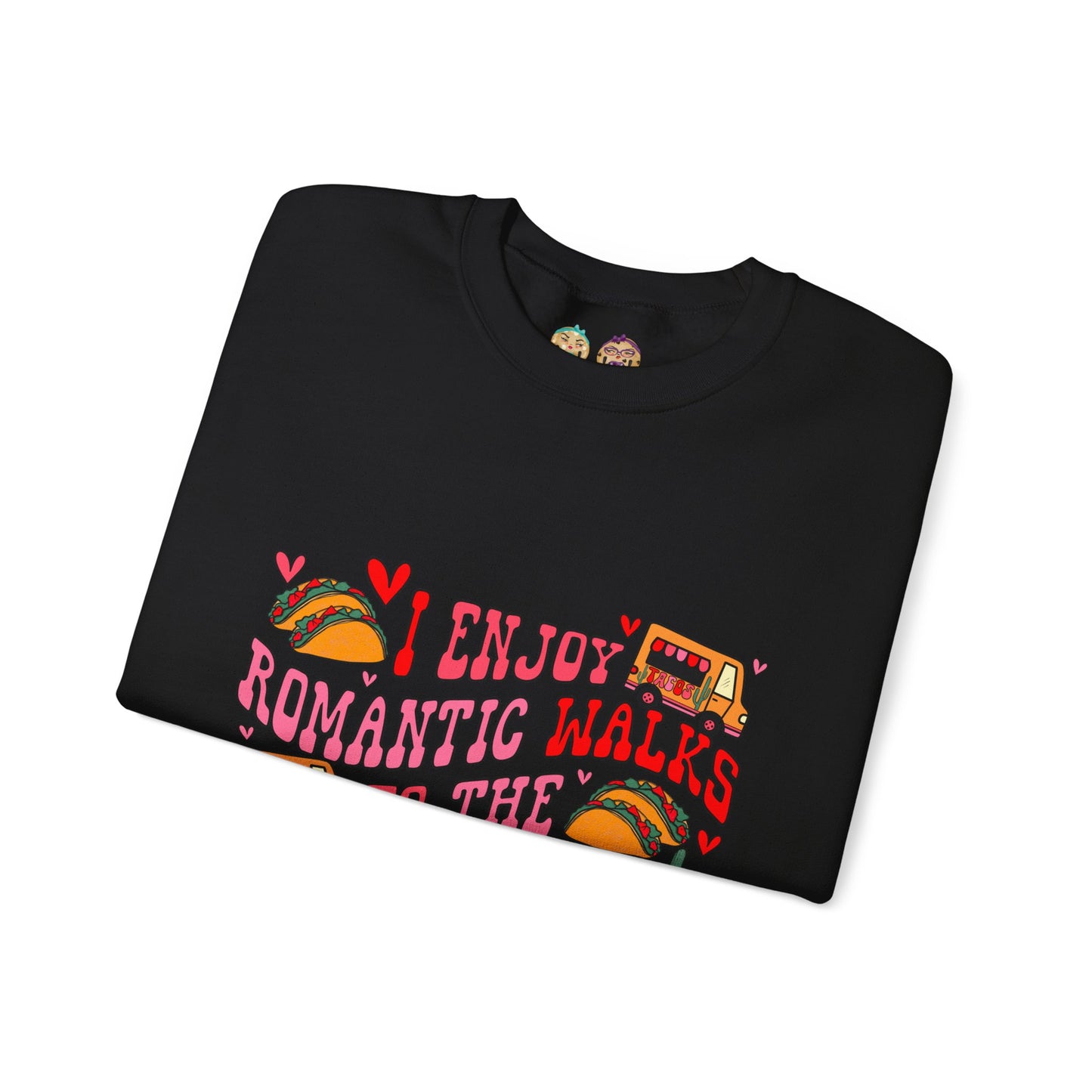 The Grumpy Cookies - Romance = Tacos Unisex Heavy Blend™ Crewneck Sweatshirt