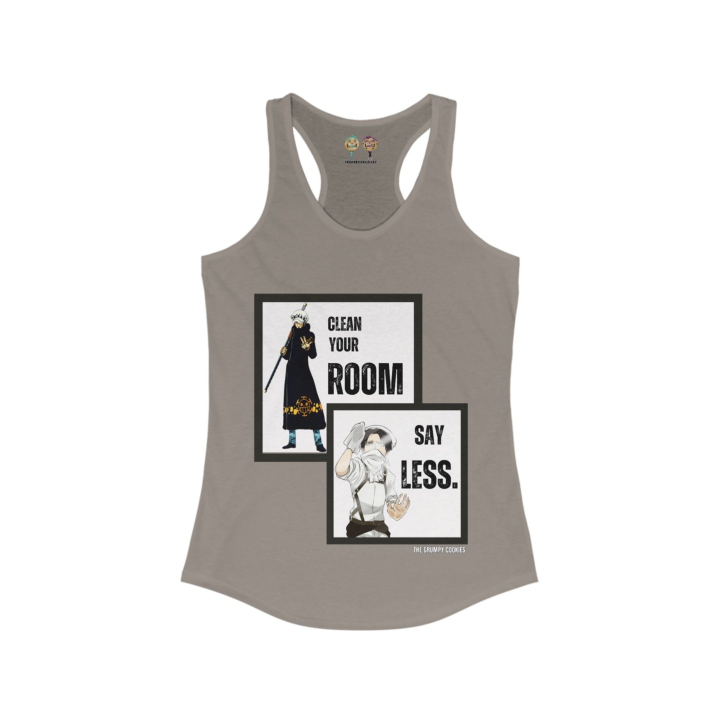One Piece - Say Less Levi x Law Crossover Women's Ideal Racerback Tank