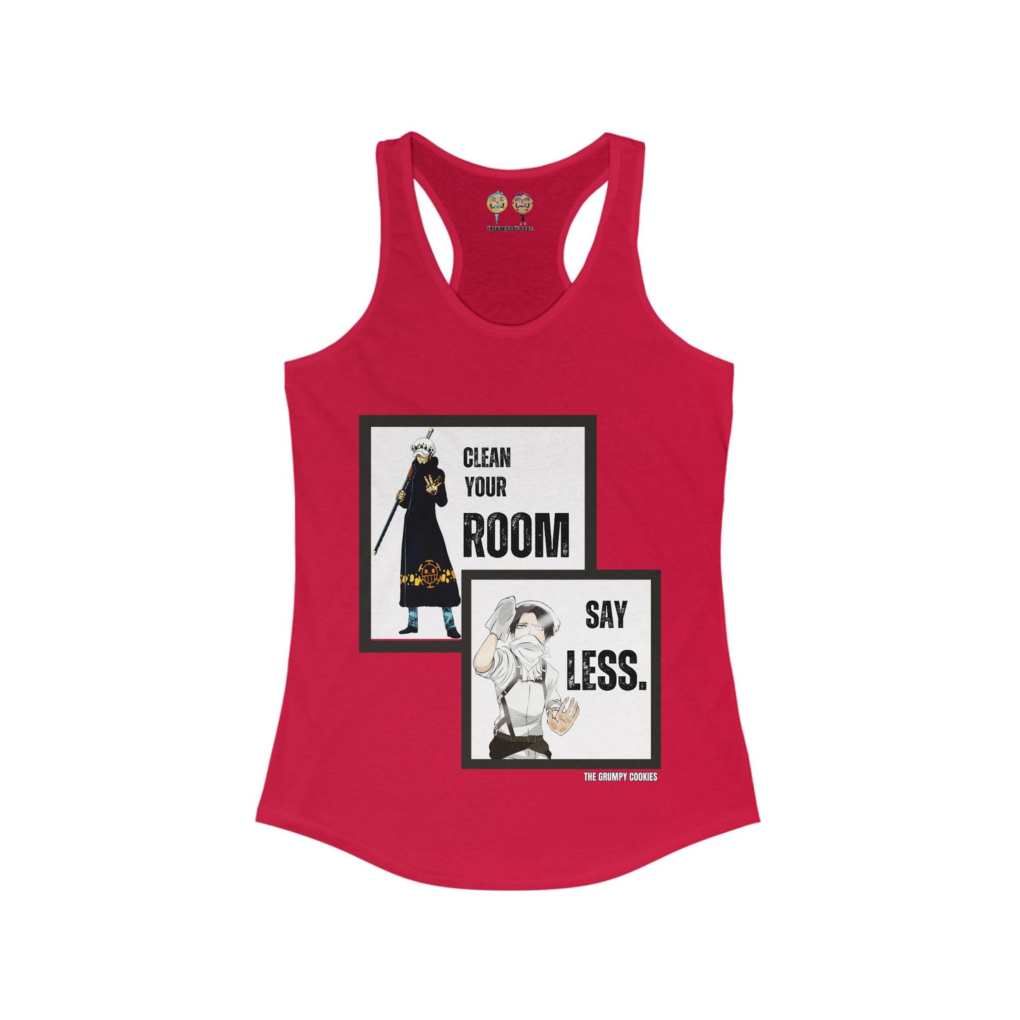 One Piece - Say Less Levi x Law Crossover Women's Ideal Racerback Tank