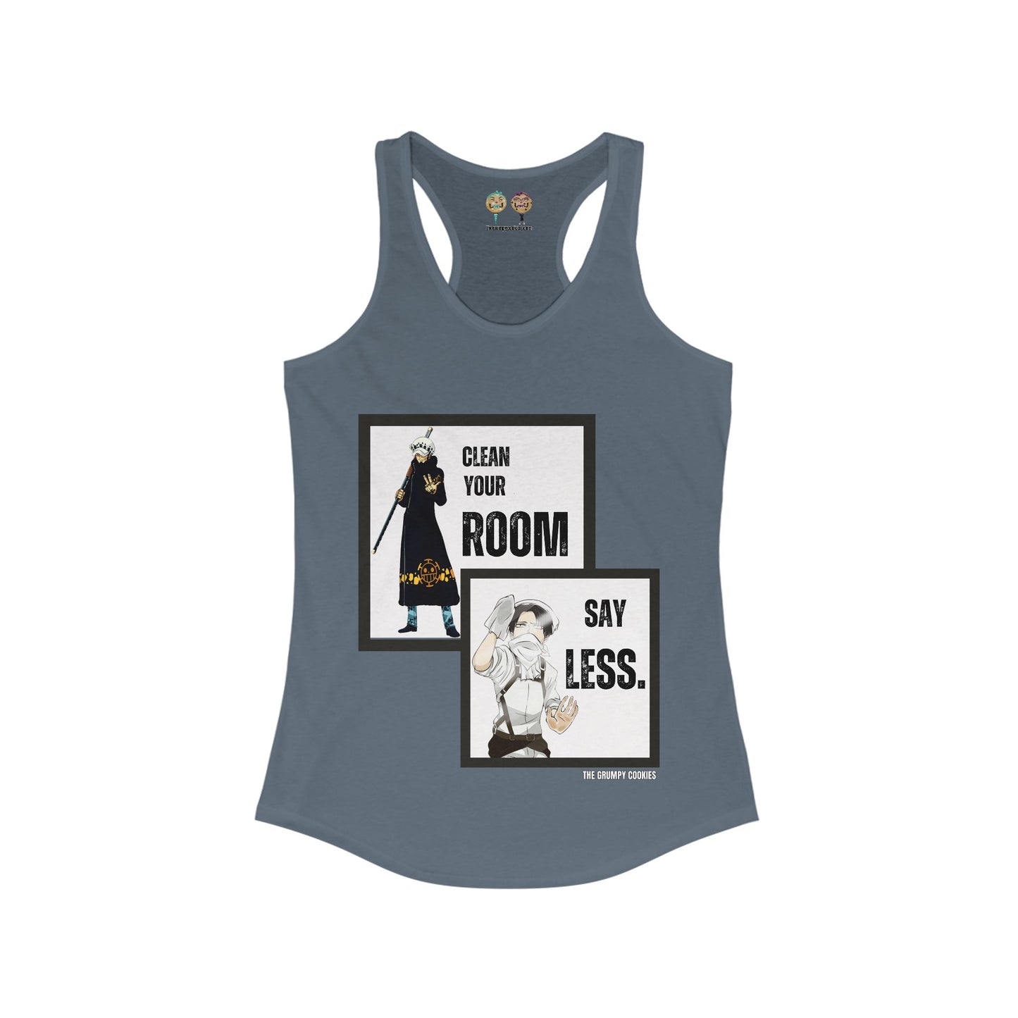 One Piece - Say Less Levi x Law Crossover Women's Ideal Racerback Tank