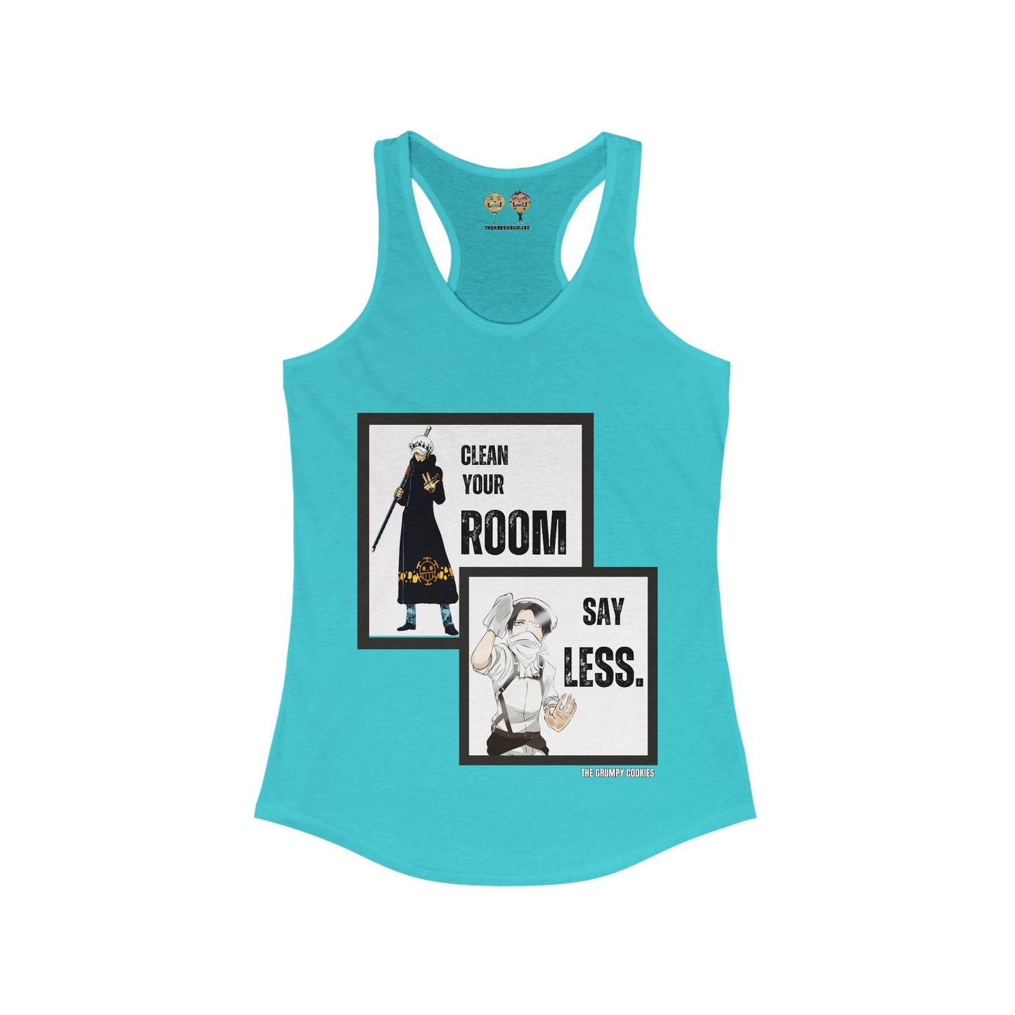 One Piece - Say Less Levi x Law Crossover Women's Ideal Racerback Tank
