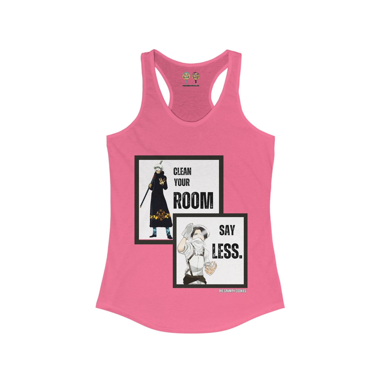 One Piece - Say Less Levi x Law Crossover Women's Ideal Racerback Tank