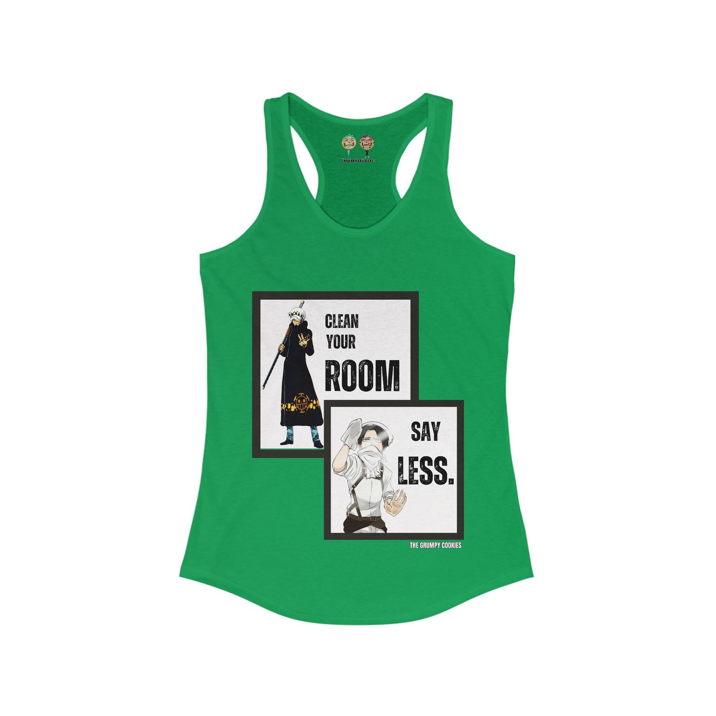 One Piece - Say Less Levi x Law Crossover Women's Ideal Racerback Tank