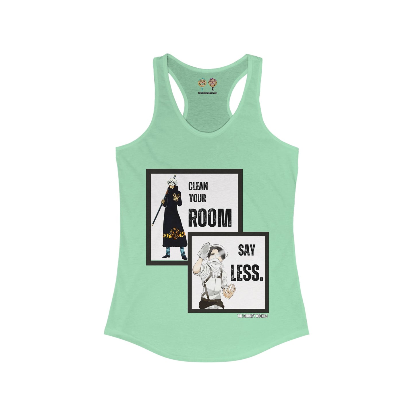 One Piece - Say Less Levi x Law Crossover Women's Ideal Racerback Tank