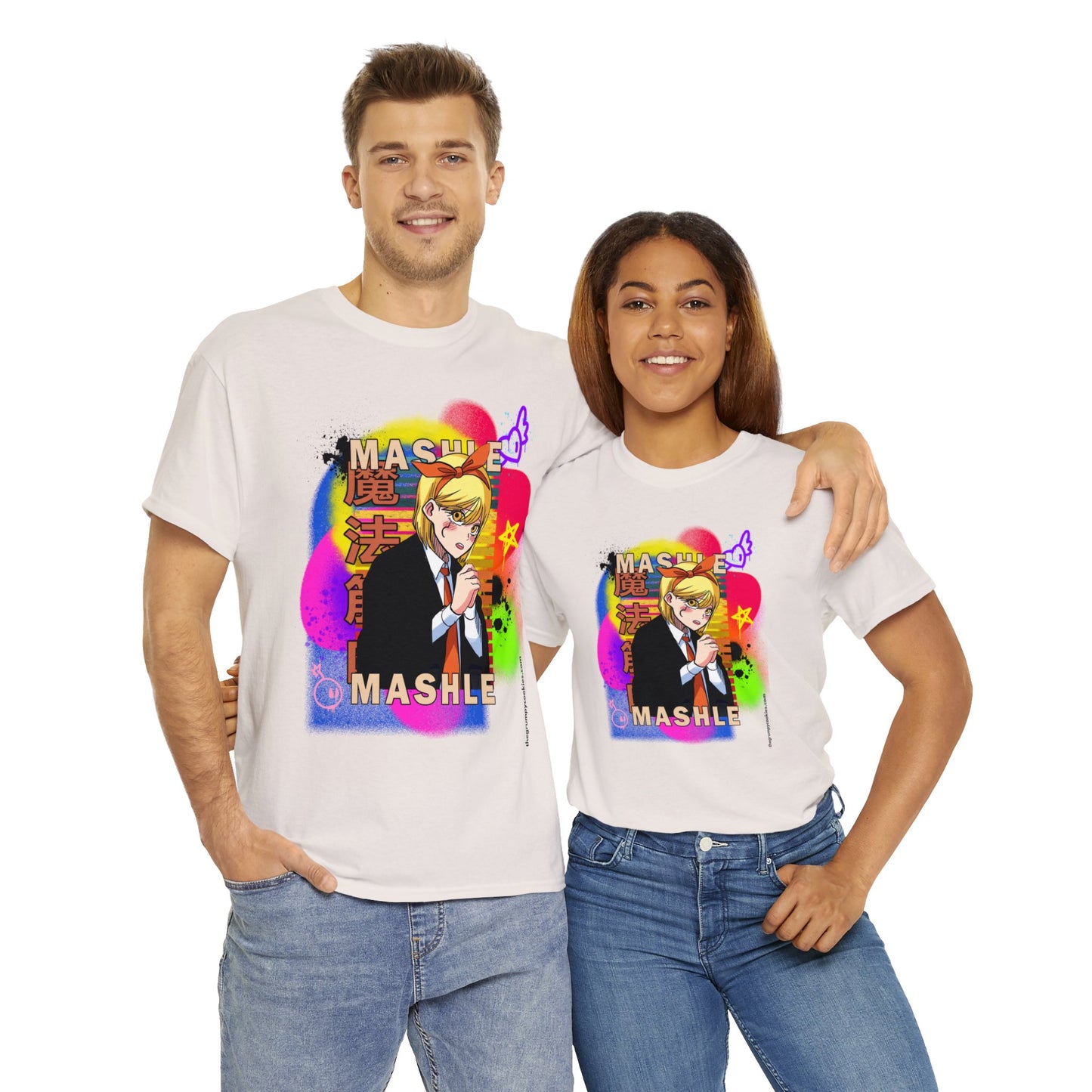 Mashle - Lemon Irvine Graffiti Unisex Heavy Cotton Tee
