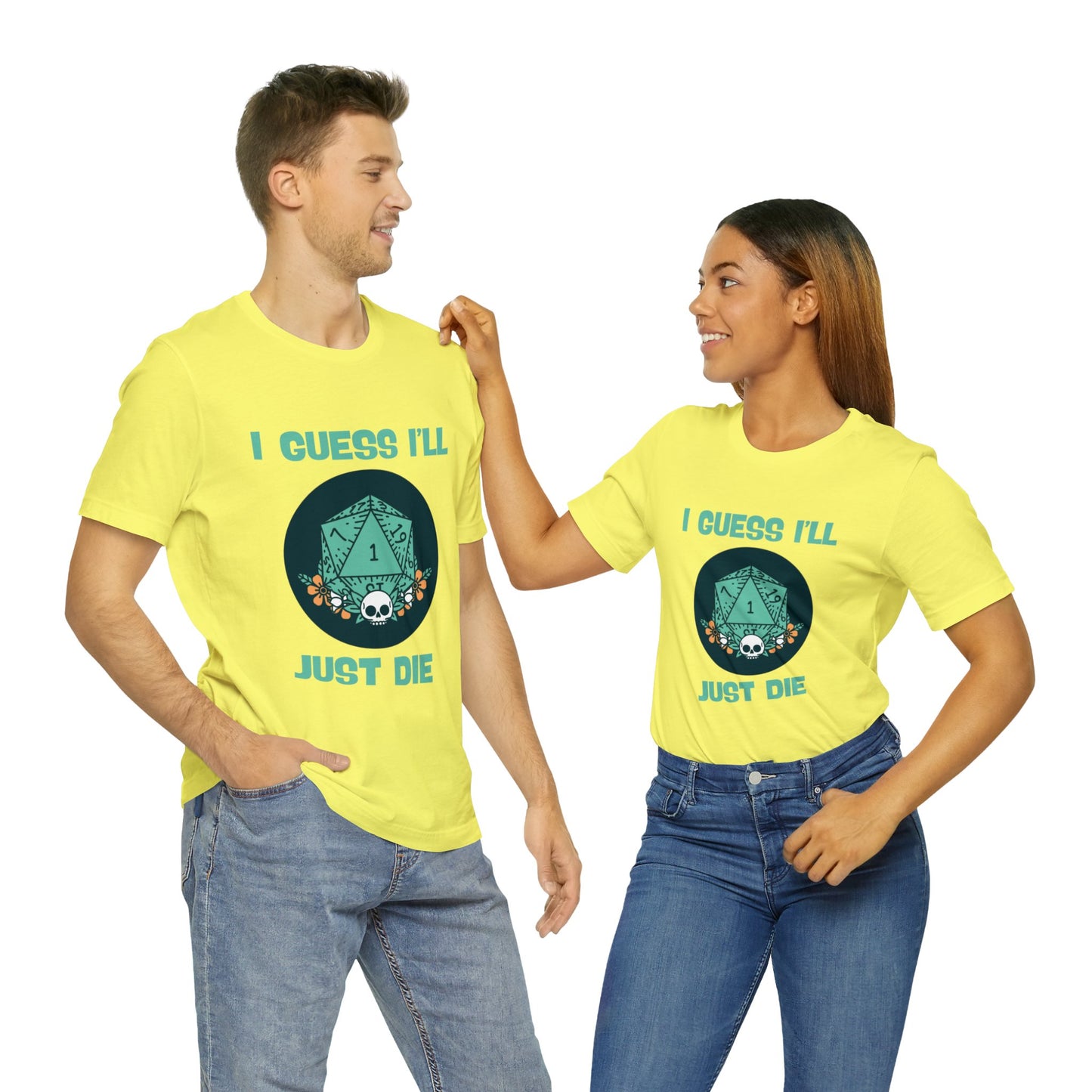 Dungeons & Dragons - Guess I'll Die Short Sleeve Tee