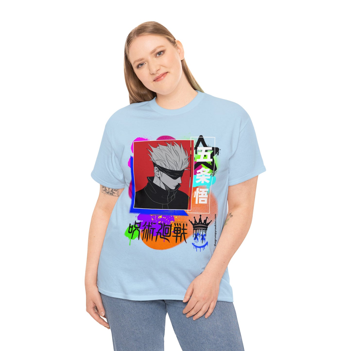 Jujutsu Kaisen - Emo Gojo Unisex Heavy Cotton Tee