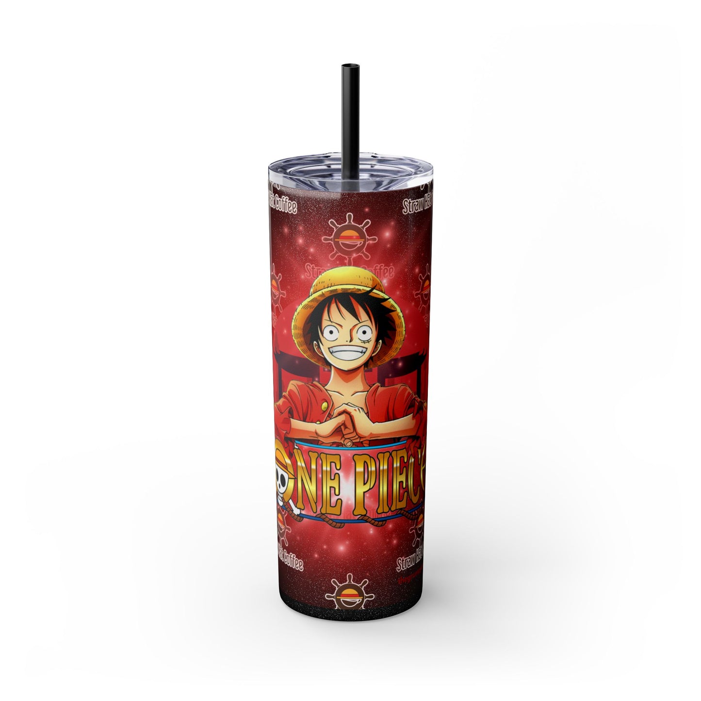 Straw Hat Coffee - Captain of the Crew 20oz Skinny Tumbler with Straw