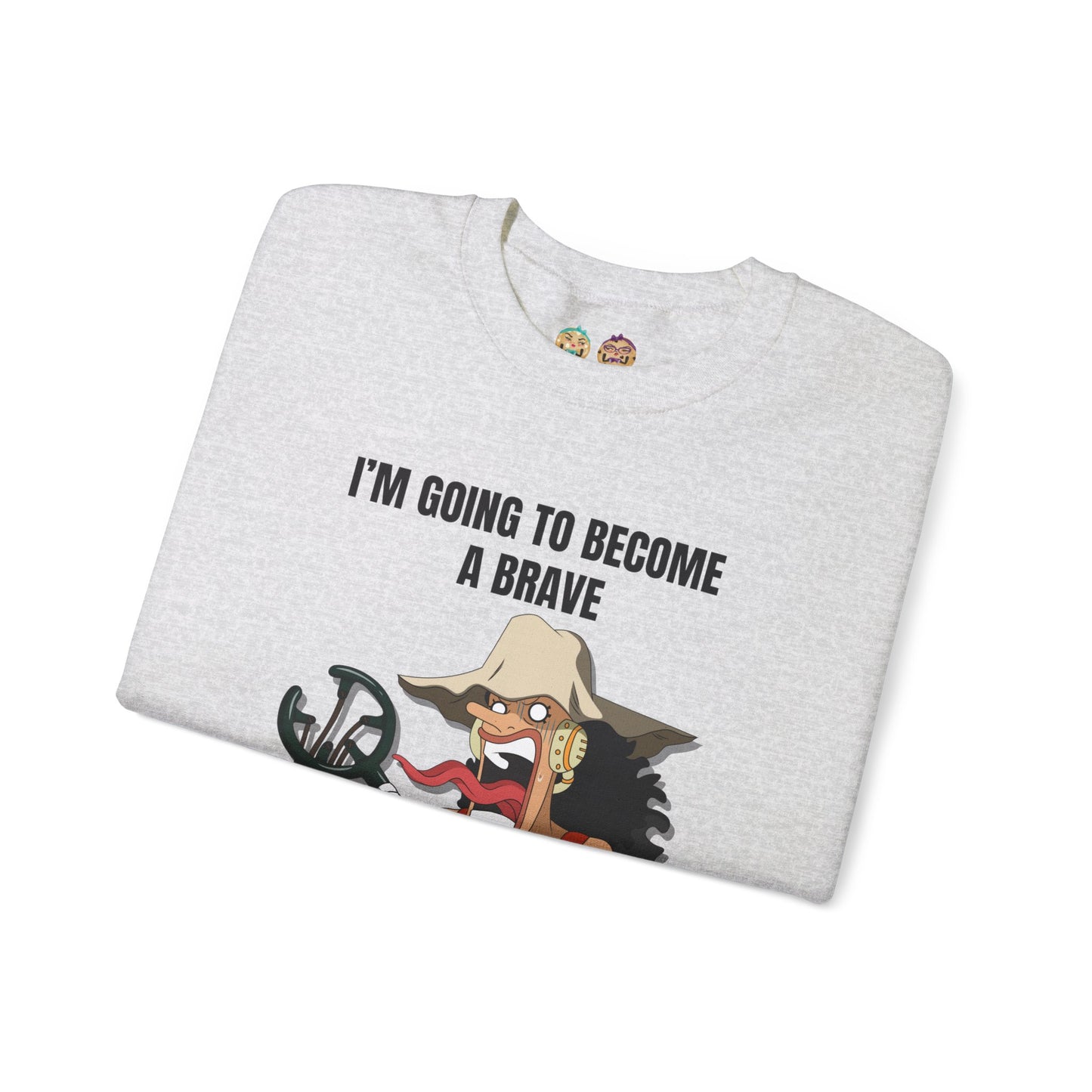 One Piece - Brave-ish Warrior of the Sea Unisex Heavy Blend™ Crewneck Sweatshirt