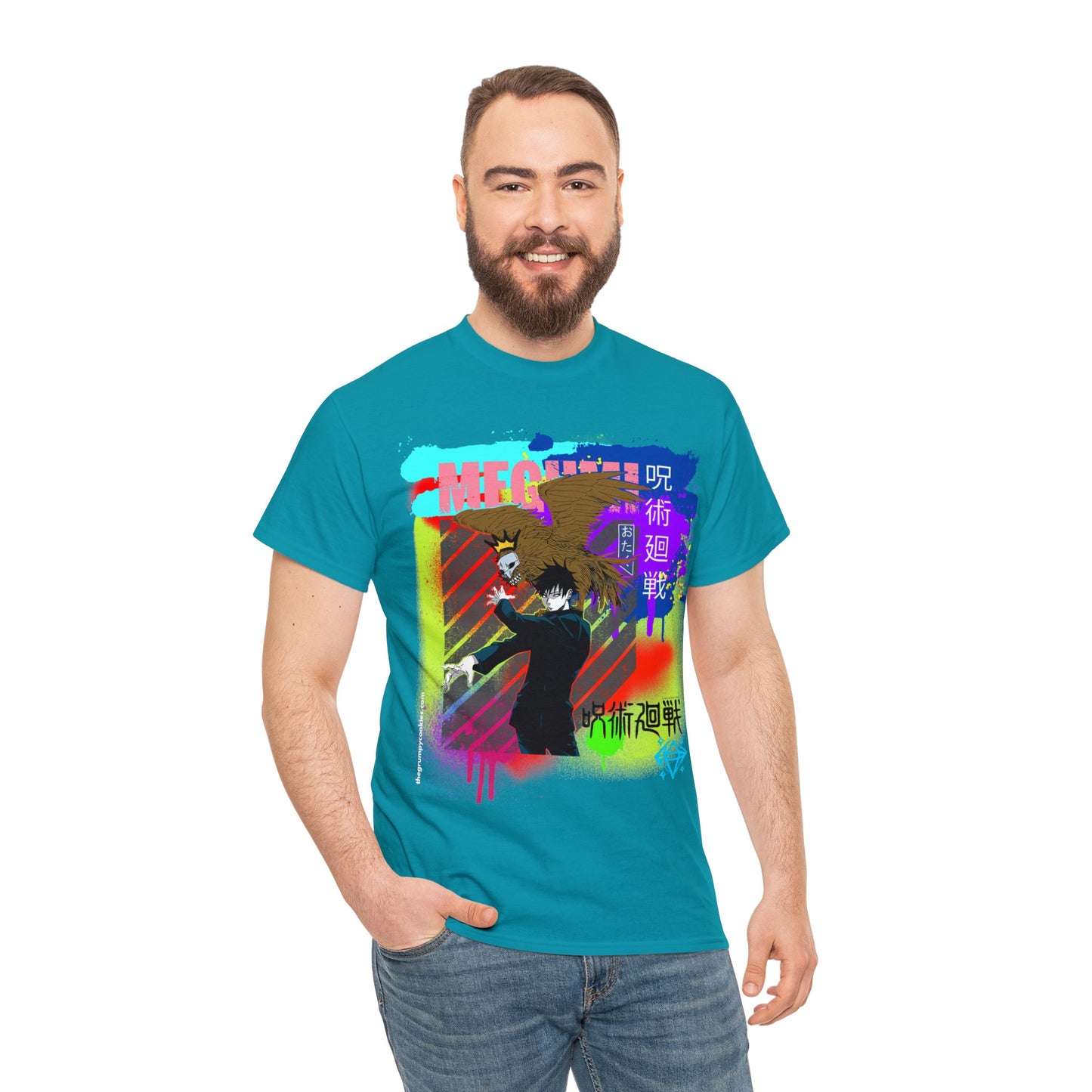 Jujutsu Kaisen - Megumi & Nue Unisex Heavy Cotton Tee