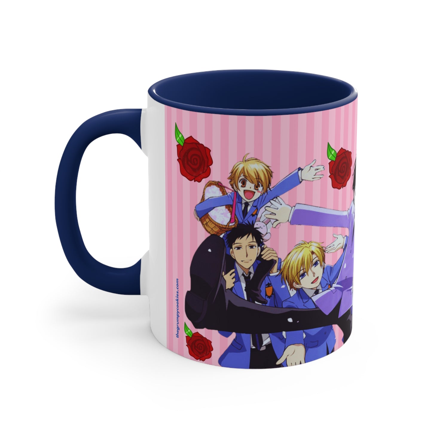 Ouran High School Host Club - Kiss Kiss Fall in Love Accent Coffee Mug, 11oz