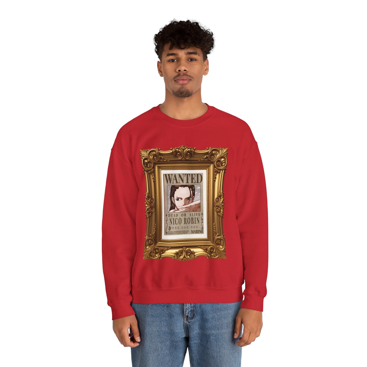 One Piece - Fine Art Robin Unisex Heavy Blend™ Crewneck Sweatshirt