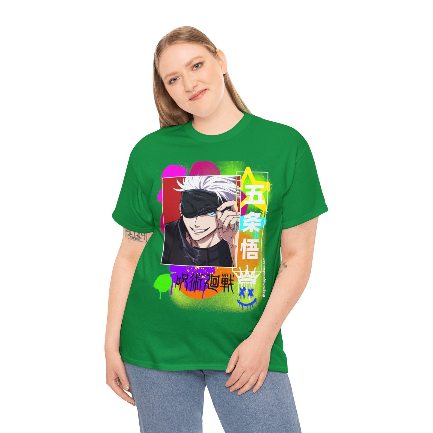 Jujutsu Kaisen - Peekaboo Gojo Unisex Heavy Cotton Tee