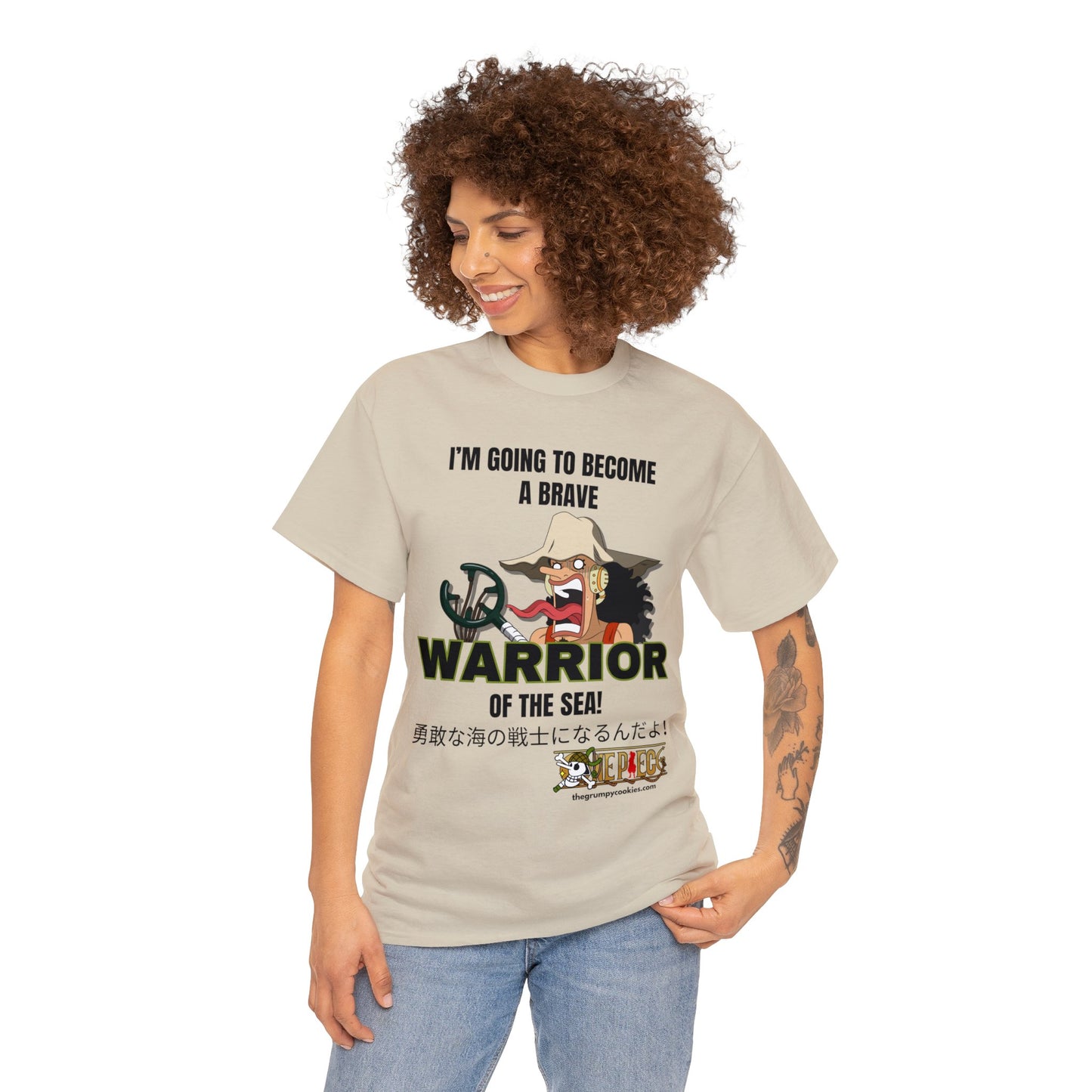 One Piece - Brave-ish Warrior of the Sea Unisex Heavy Cotton Tee