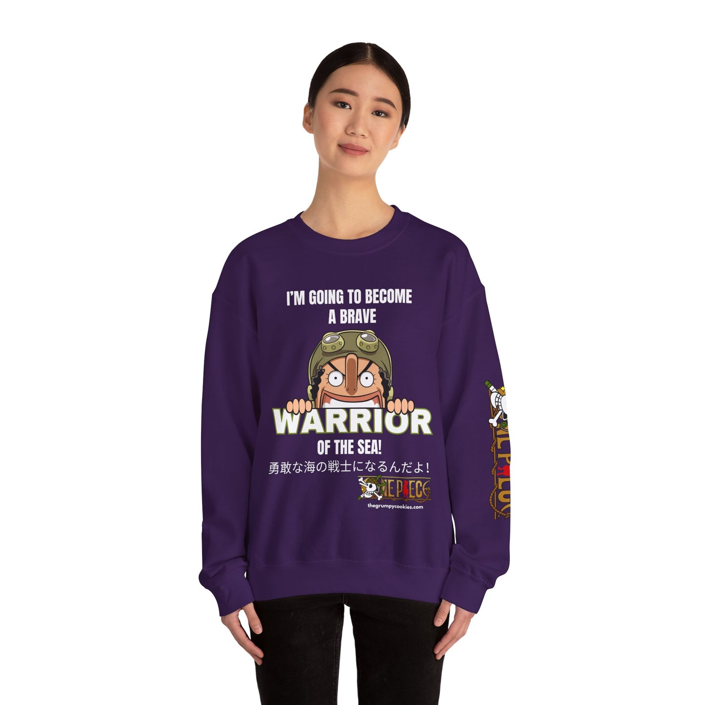 One Piece - Brave Warrior of the Sea Unisex Heavy Blend™ Crewneck Sweatshirt