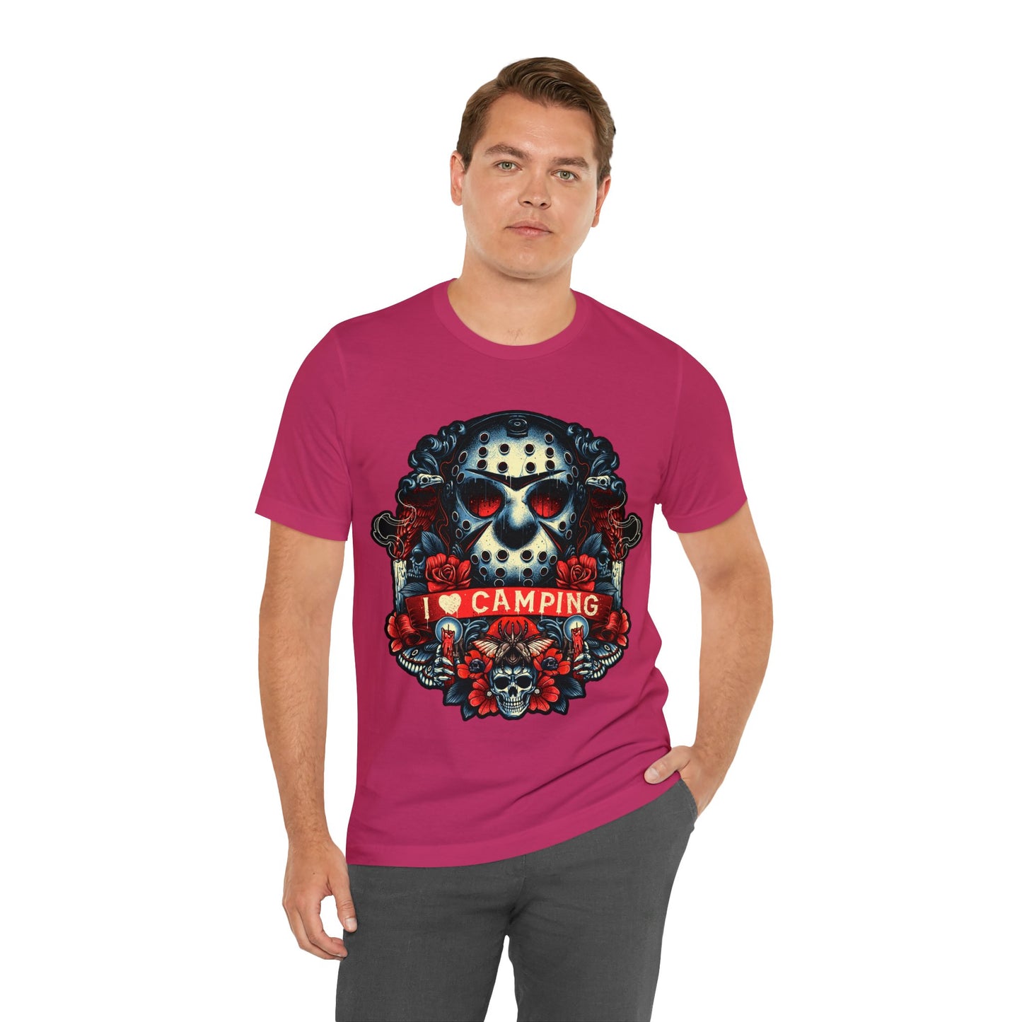 Friday the 13th - I Heart Camping Short Sleeve Tee