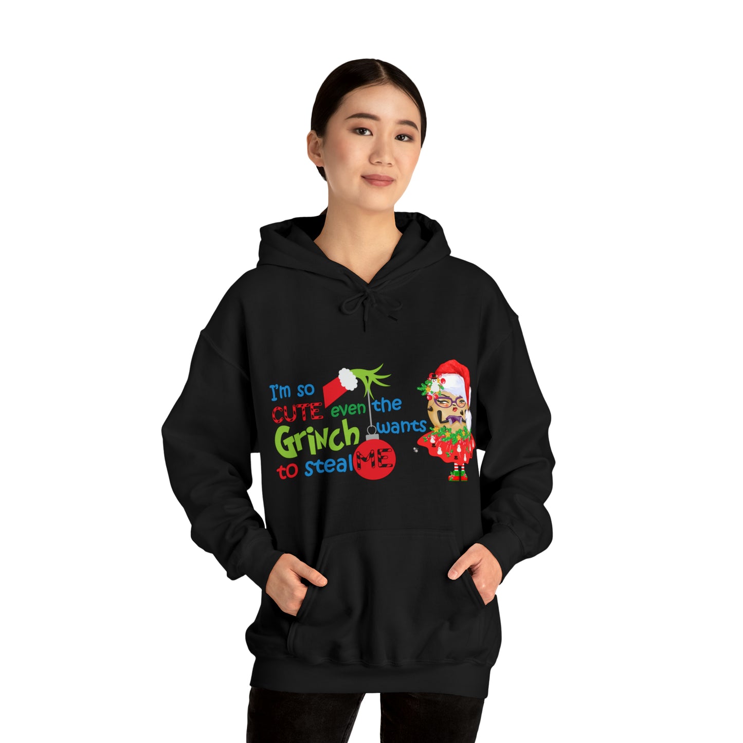 The Grumpy Cookies - Even the Grinch Loves TGC Unisex Heavy Blend™ Hooded Sweatshirt