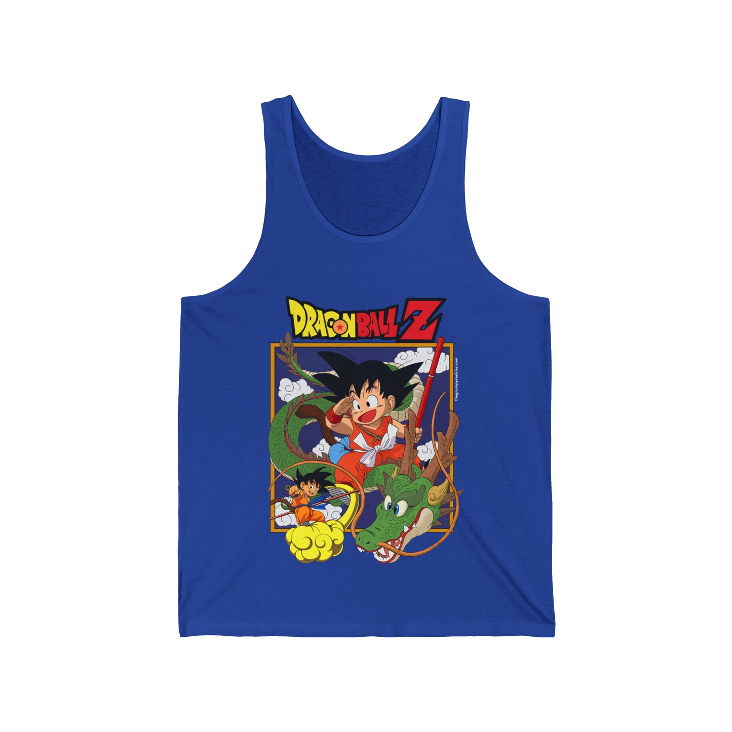 Dragon Ball - Old School DBZ Men's Jersey Tank