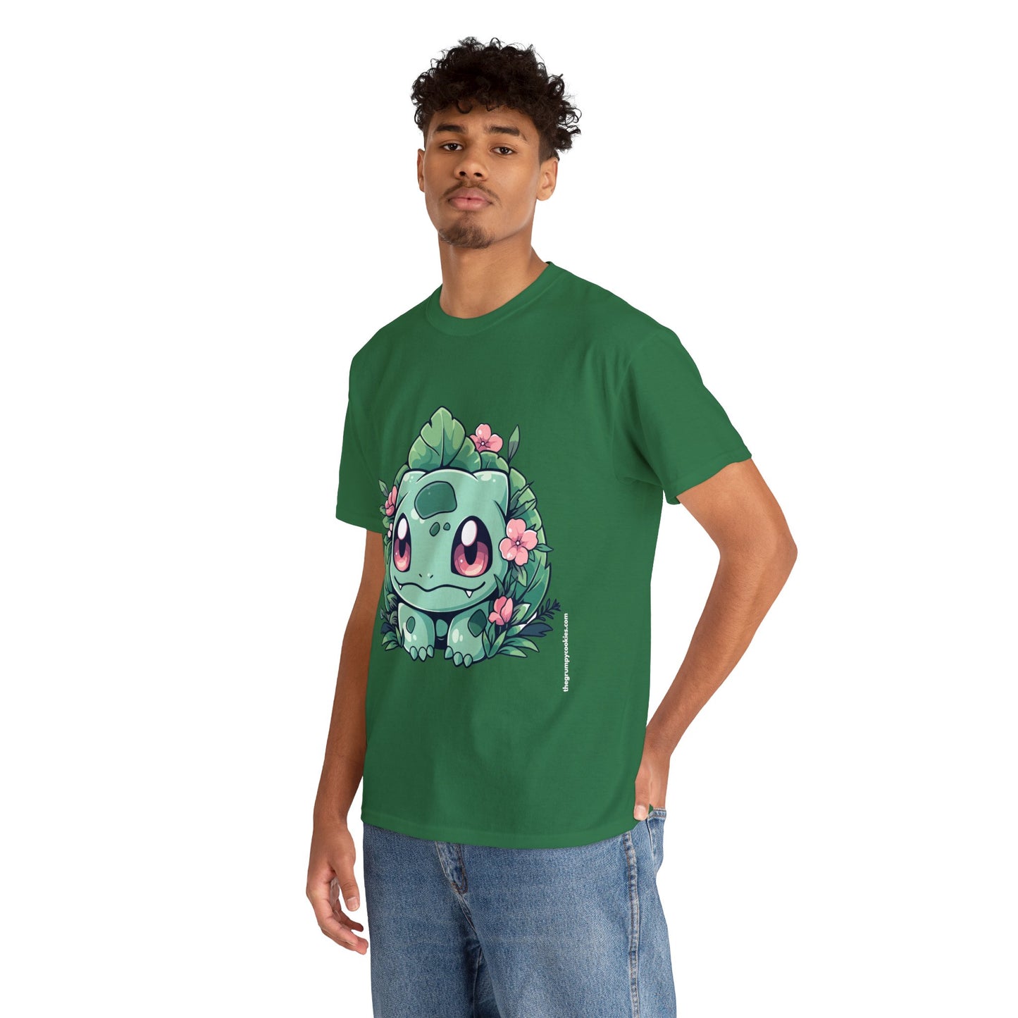 Pokemon - Flowering Bulba Unisex Heavy Cotton Tee