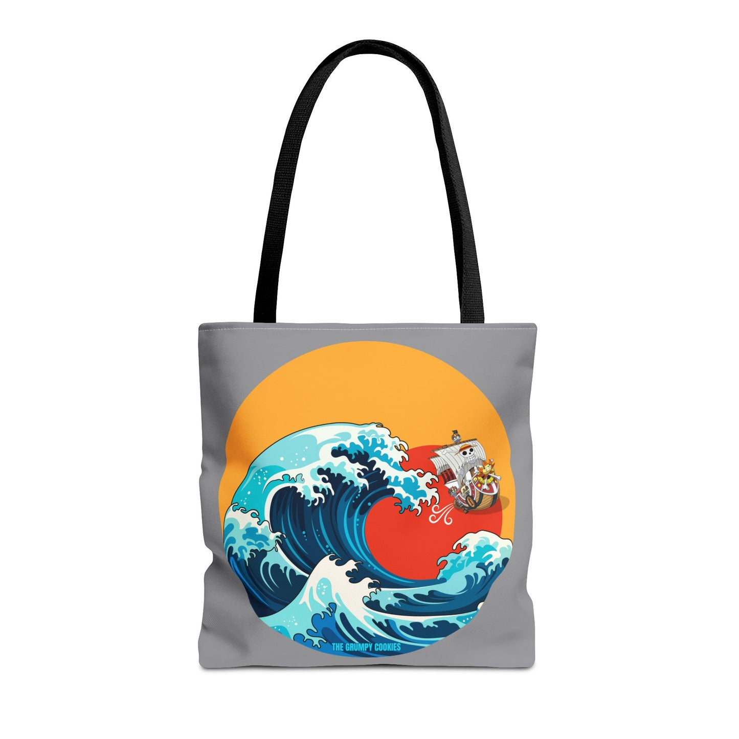 One Piece - Riding the Wave Grey Tote Bag