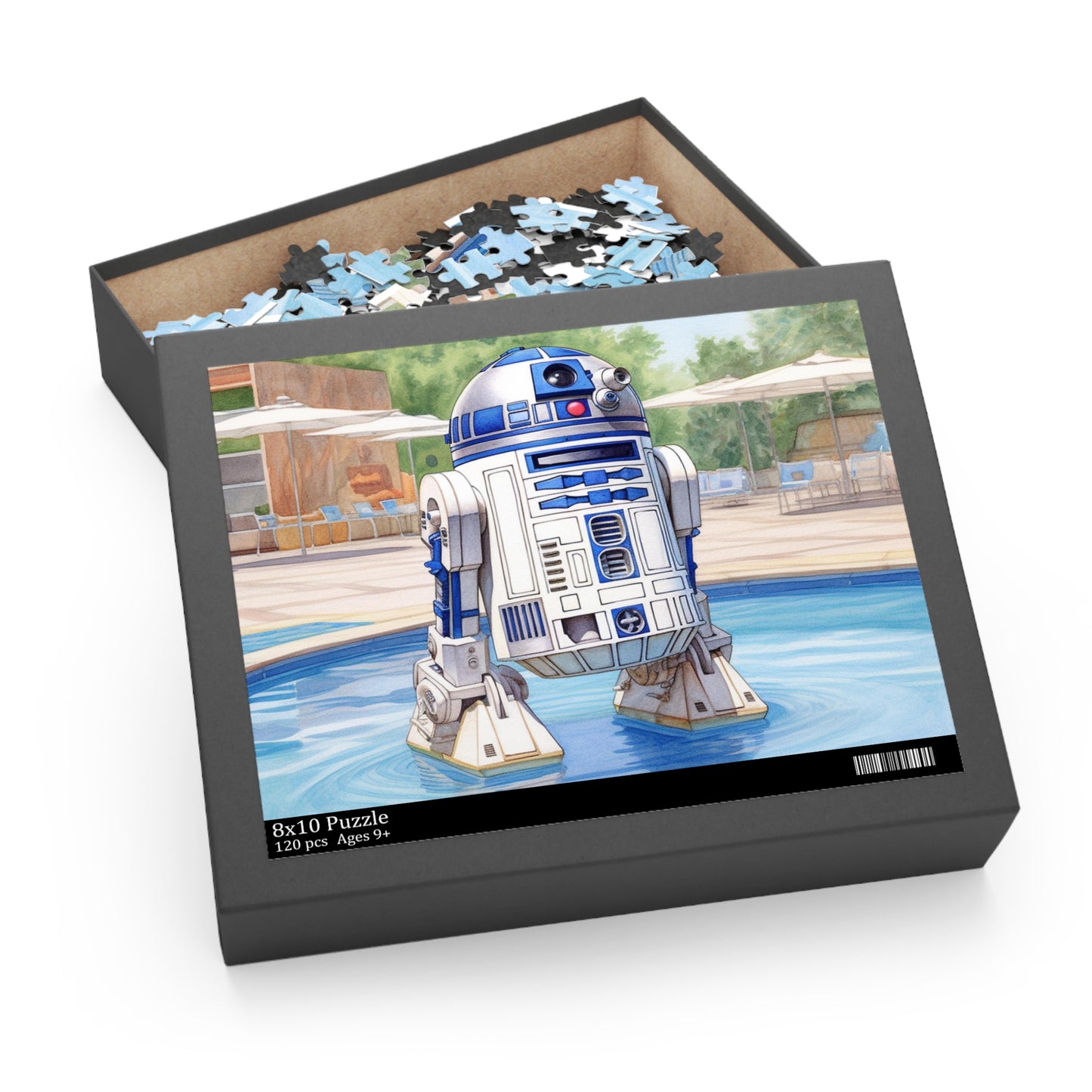 Star Wars - R2D2 at the Pool Party Puzzle (120, 252, 500-Piece)