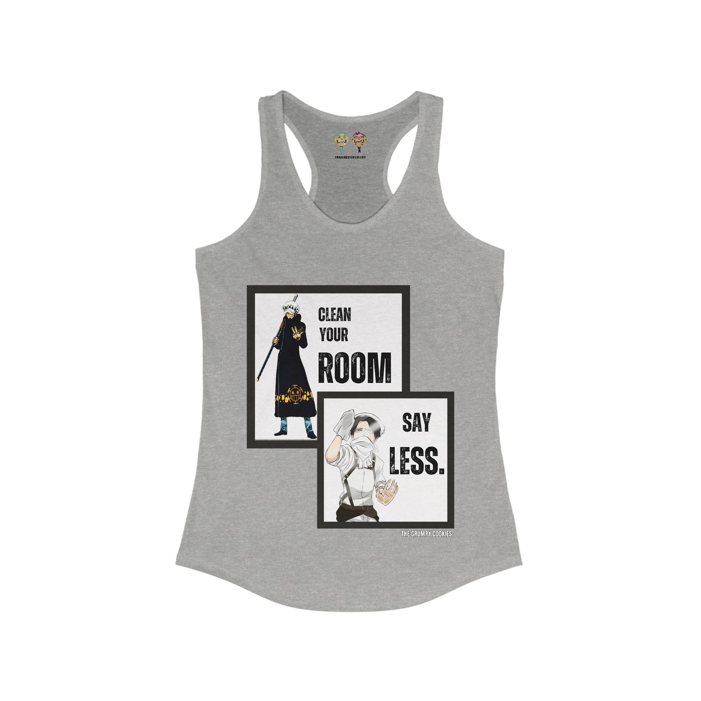 One Piece - Say Less Levi x Law Crossover Women's Ideal Racerback Tank