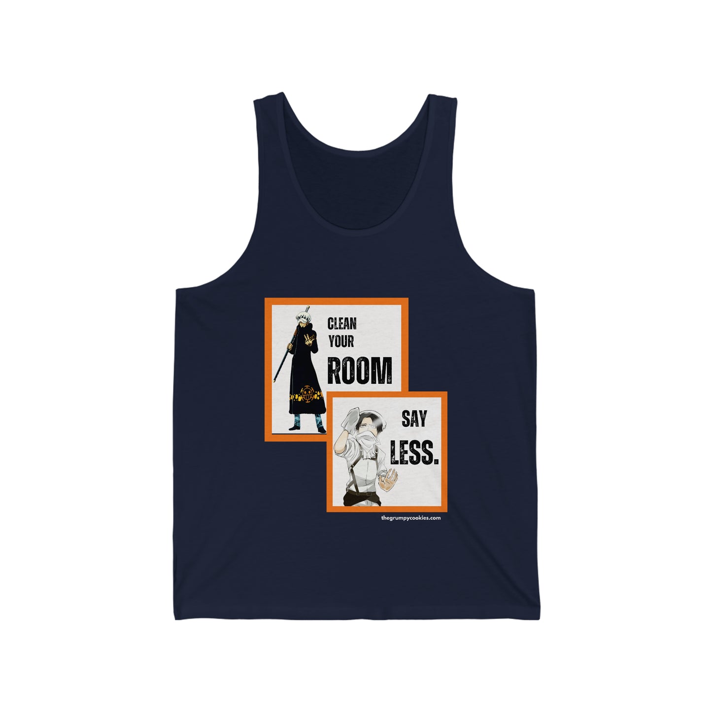 One Piece - Say Less Levi x Law Crossover Men's Jersey Tank