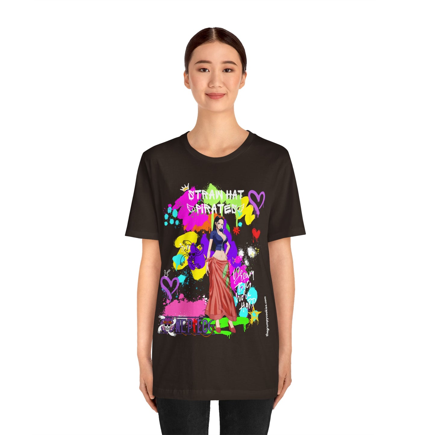 One Piece - Graffiti Robin Unisex Jersey Short Sleeve Tee