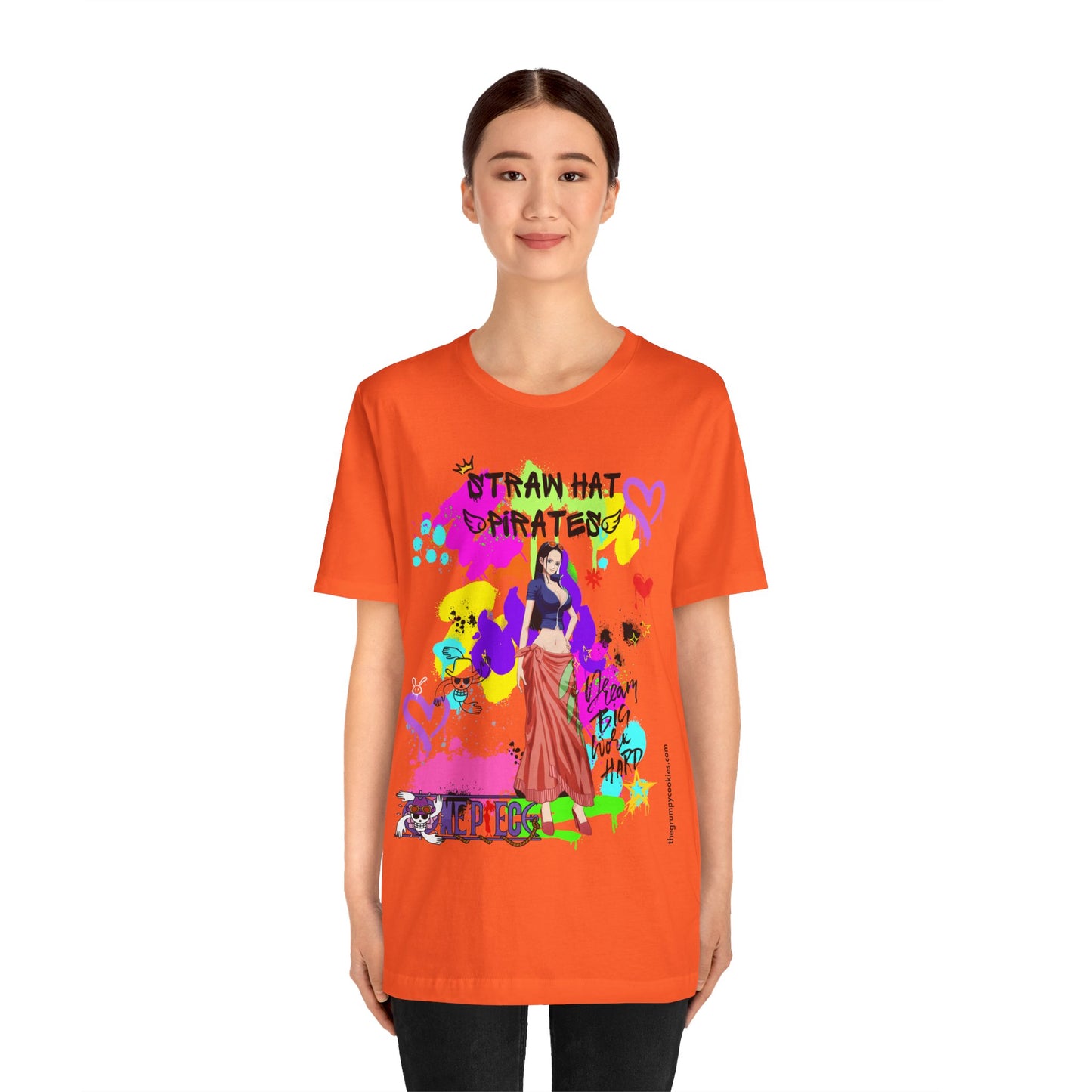 One Piece - Graffiti Robin Unisex Jersey Short Sleeve Tee