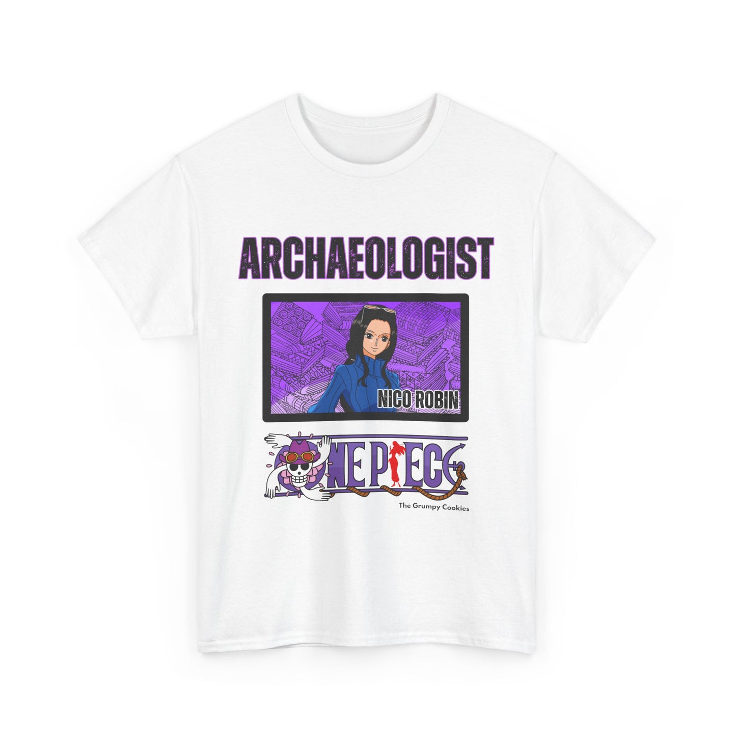 One Piece - Archaeologist Robin Unisex Heavy Cotton Tee