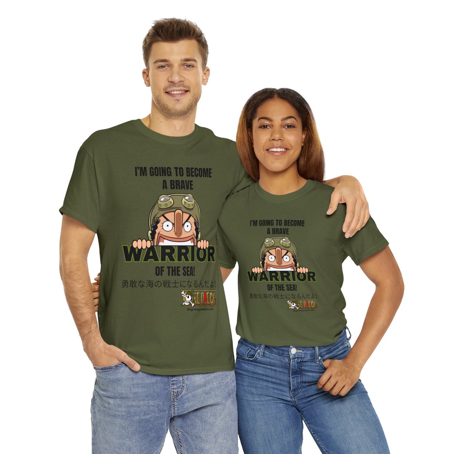 One Piece - Brave Warrior of the Sea Unisex Heavy Cotton Tee