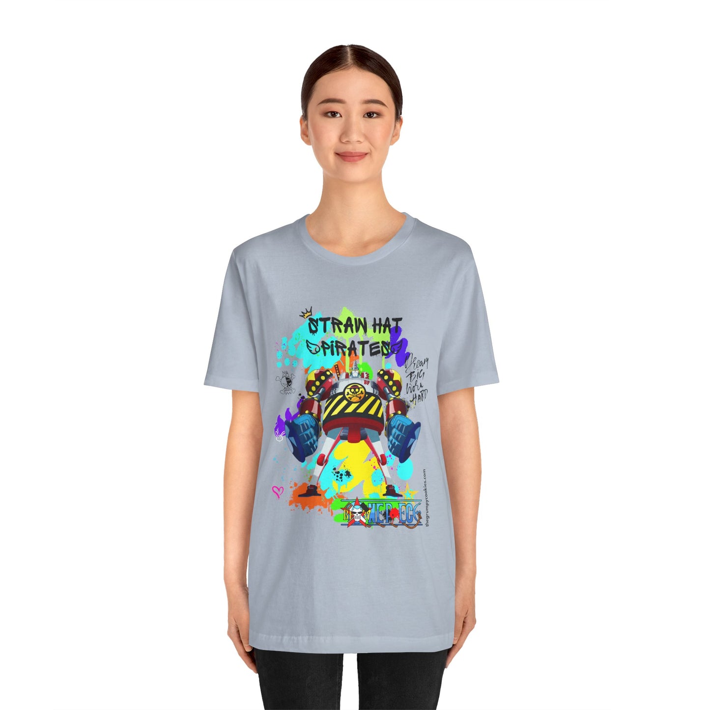 One Piece - Graffiti General Franky Unisex Jersey Short Sleeve Tee
