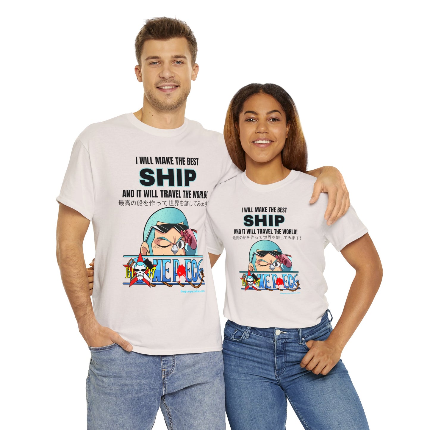 One Piece - World's Greatest Shipwright Unisex Heavy Cotton Tee