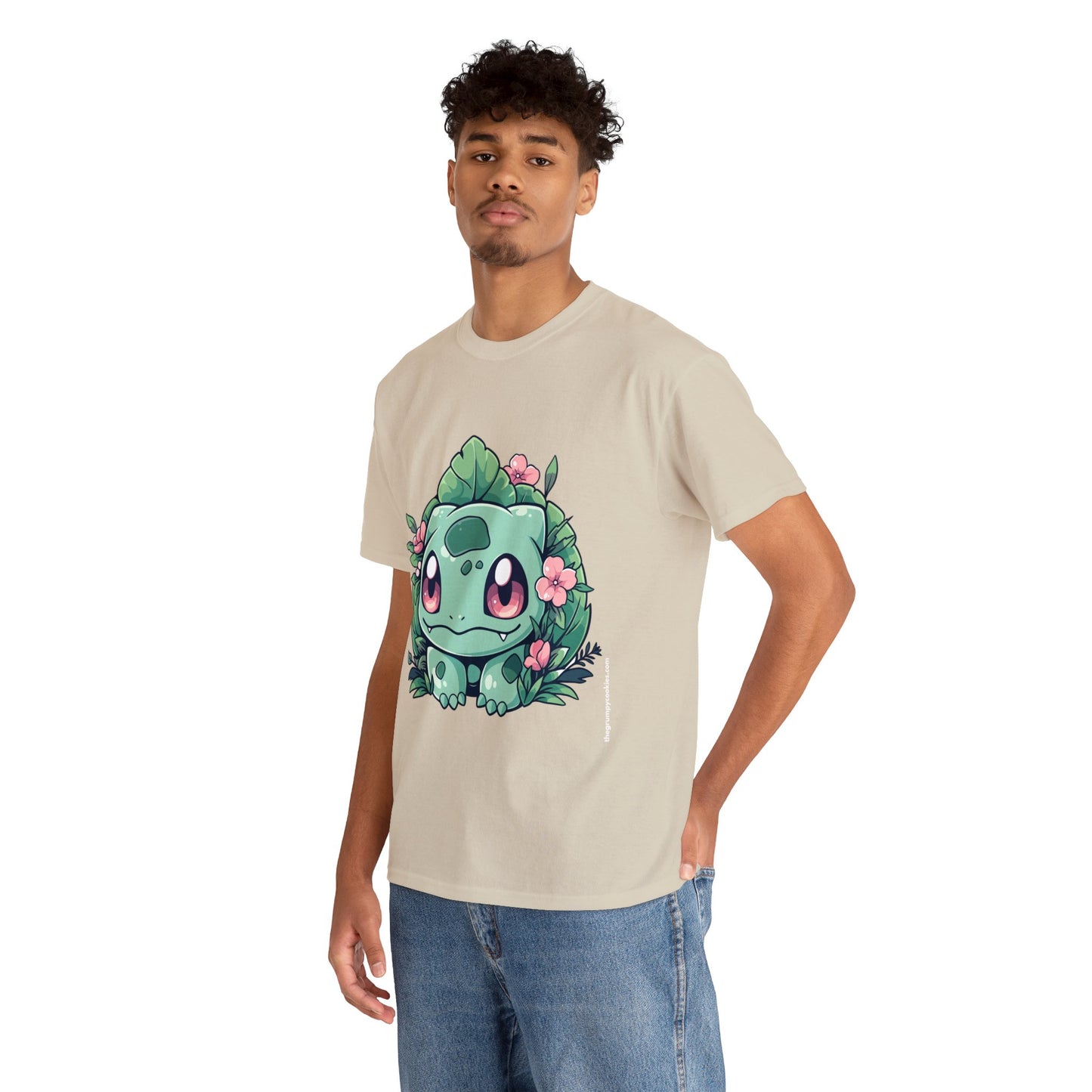 Pokemon - Flowering Bulba Unisex Heavy Cotton Tee