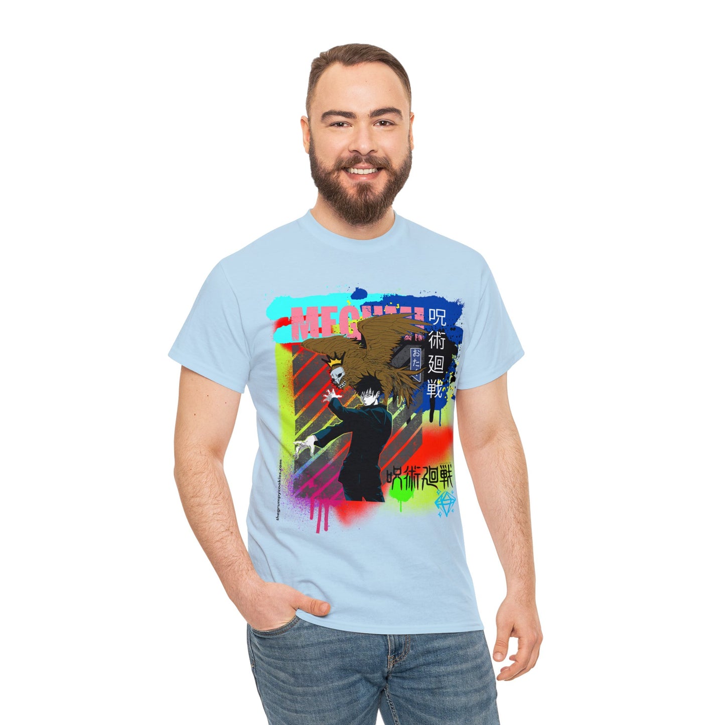 Jujutsu Kaisen - Megumi & Nue Unisex Heavy Cotton Tee
