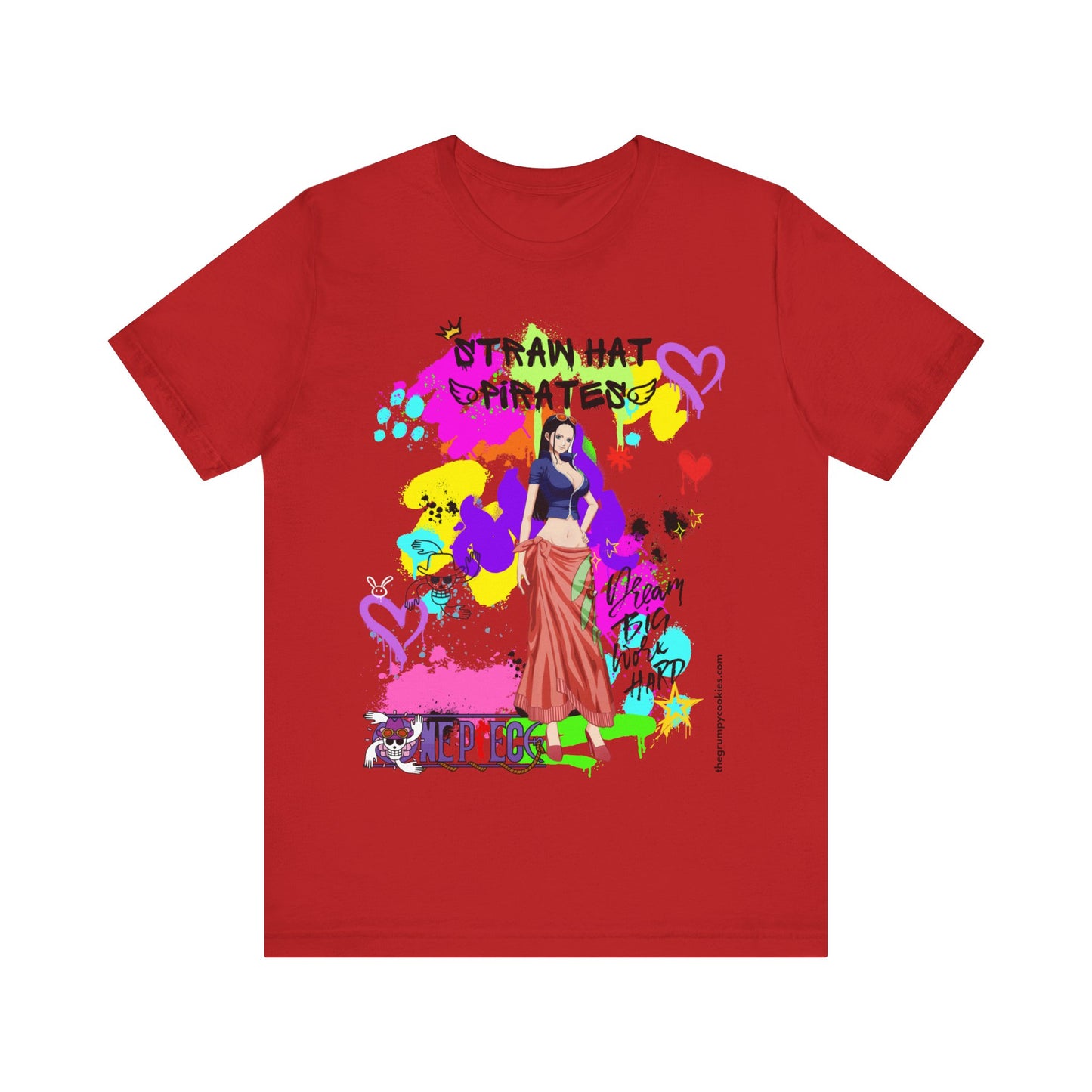 One Piece - Graffiti Robin Unisex Jersey Short Sleeve Tee