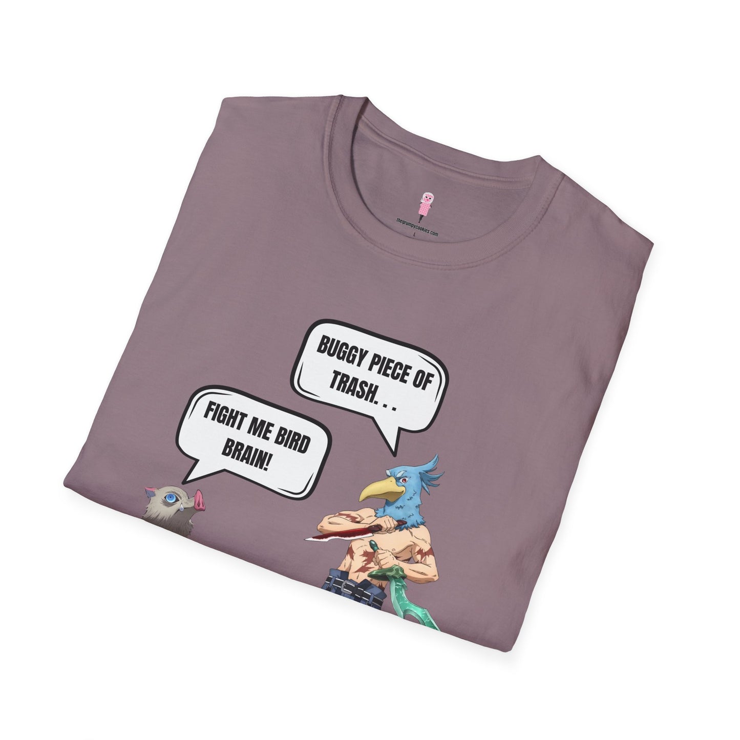 Shangri-la Frontier vs Demon Slayer- Boar Head vs Bird Brain Graphic Tee
