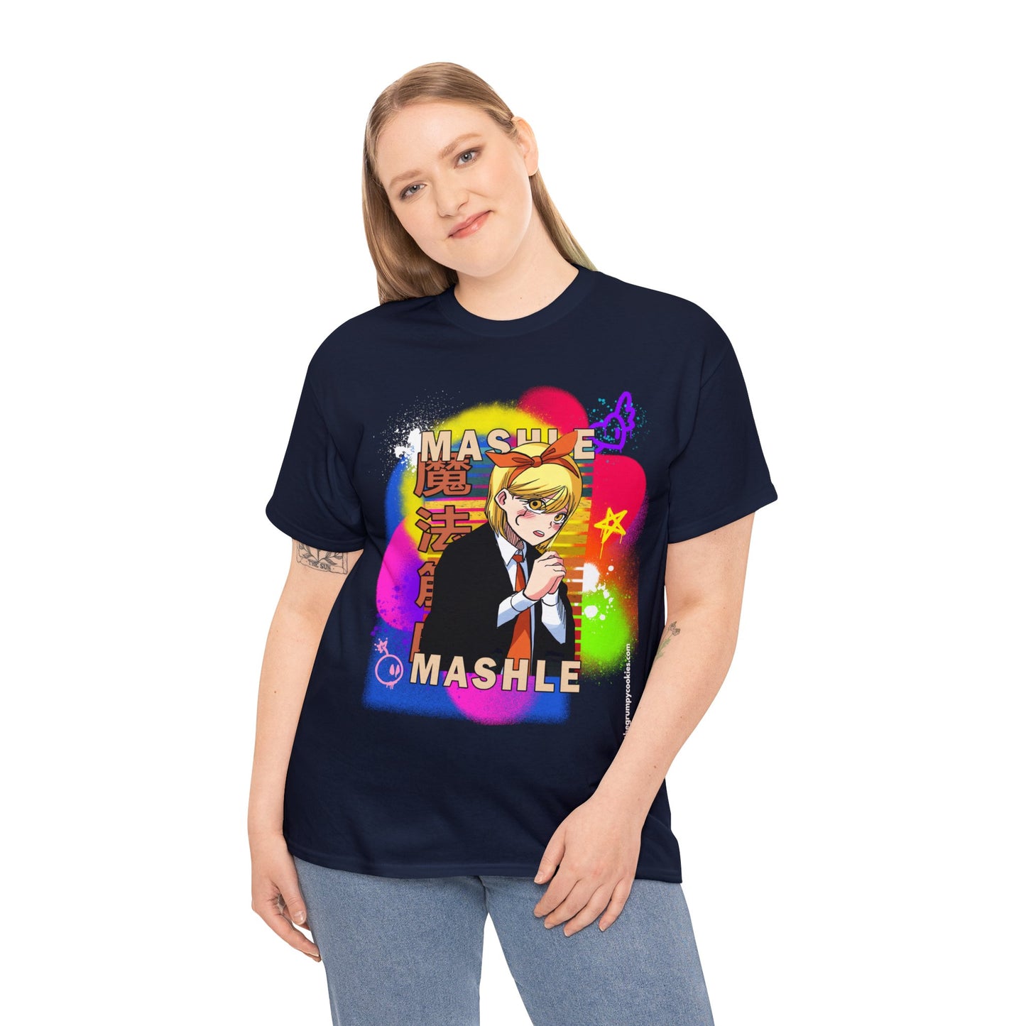 Mashle - Lemon Irvine Graffiti Unisex Heavy Cotton Tee