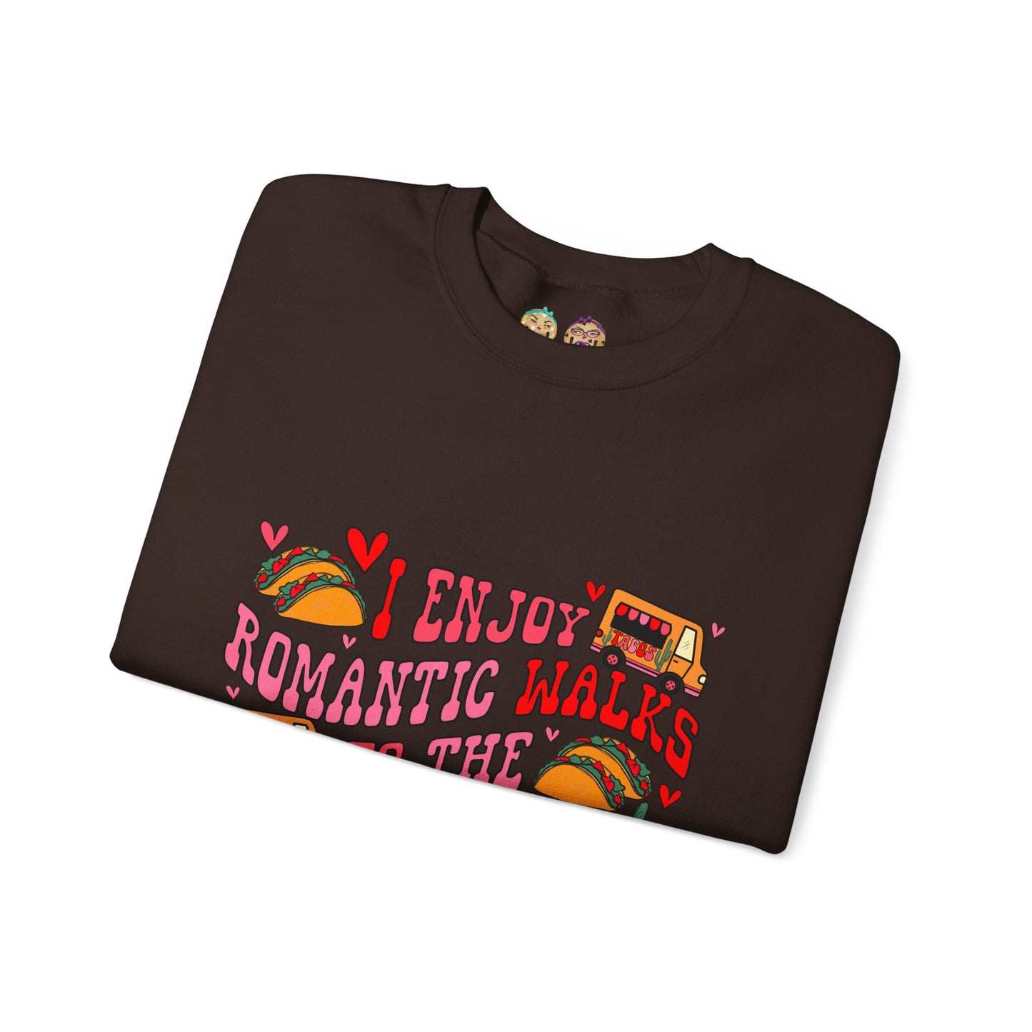 The Grumpy Cookies - Romance = Tacos Unisex Heavy Blend™ Crewneck Sweatshirt