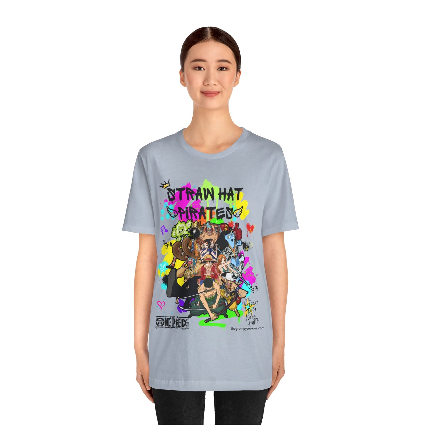 One Piece - Graffiti Straw Hats Unisex Jersey Short Sleeve Tee