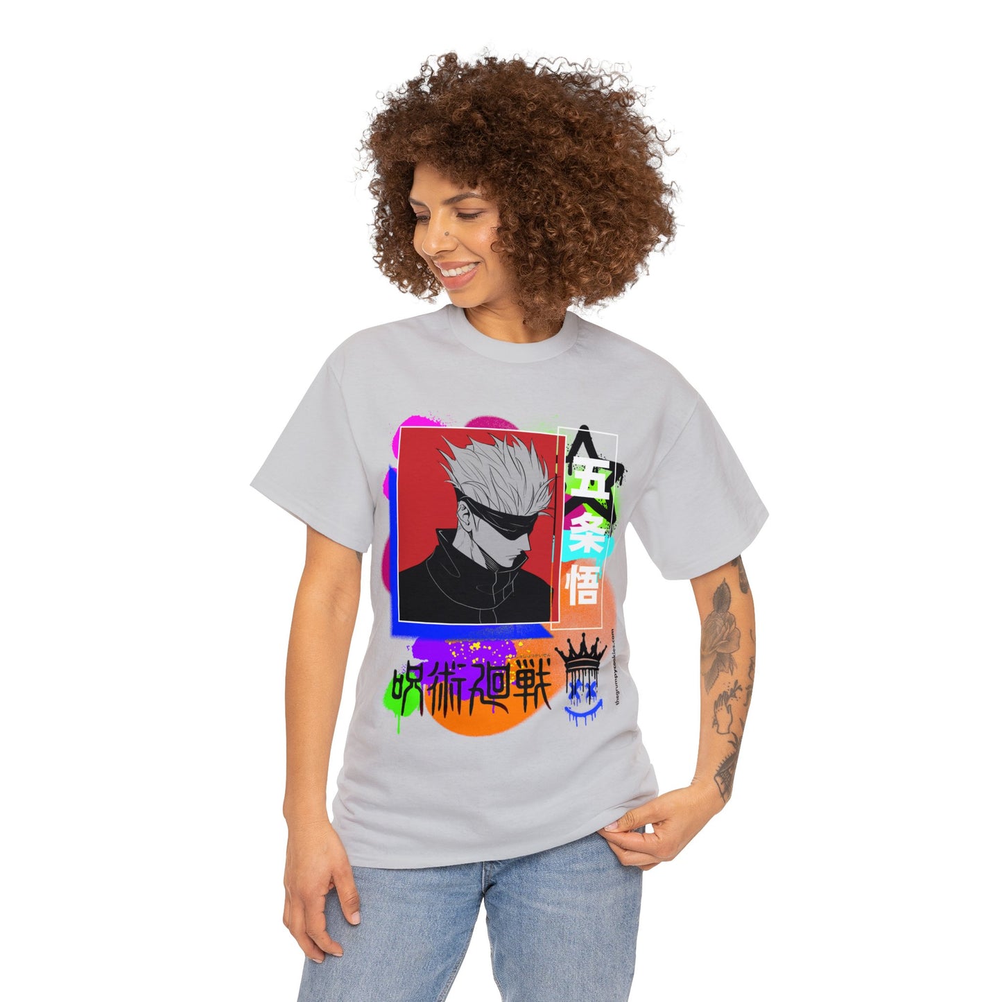 Jujutsu Kaisen - Emo Gojo Unisex Heavy Cotton Tee