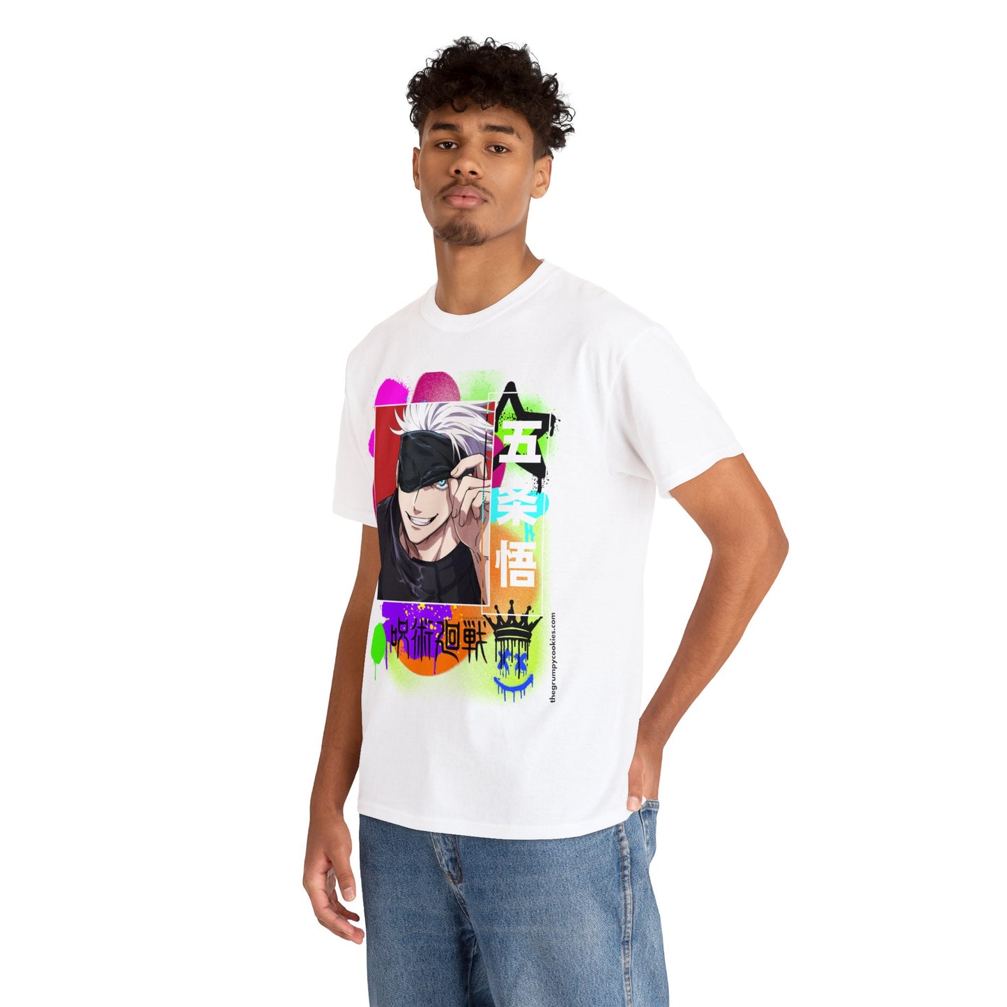 Jujutsu Kaisen - Peekaboo Gojo Unisex Heavy Cotton Tee