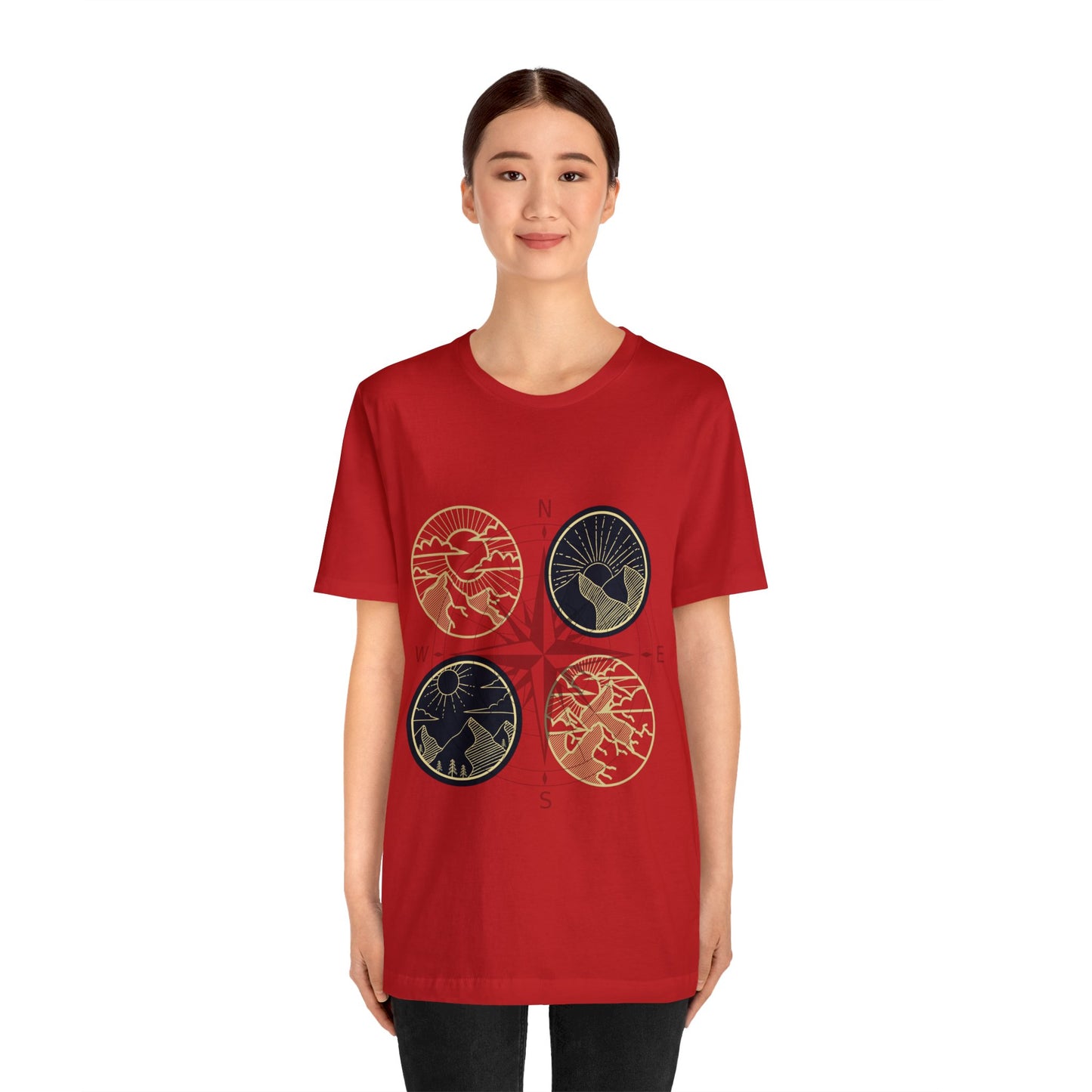 The Grumpy Cookies - Compass Short Sleeve Tee