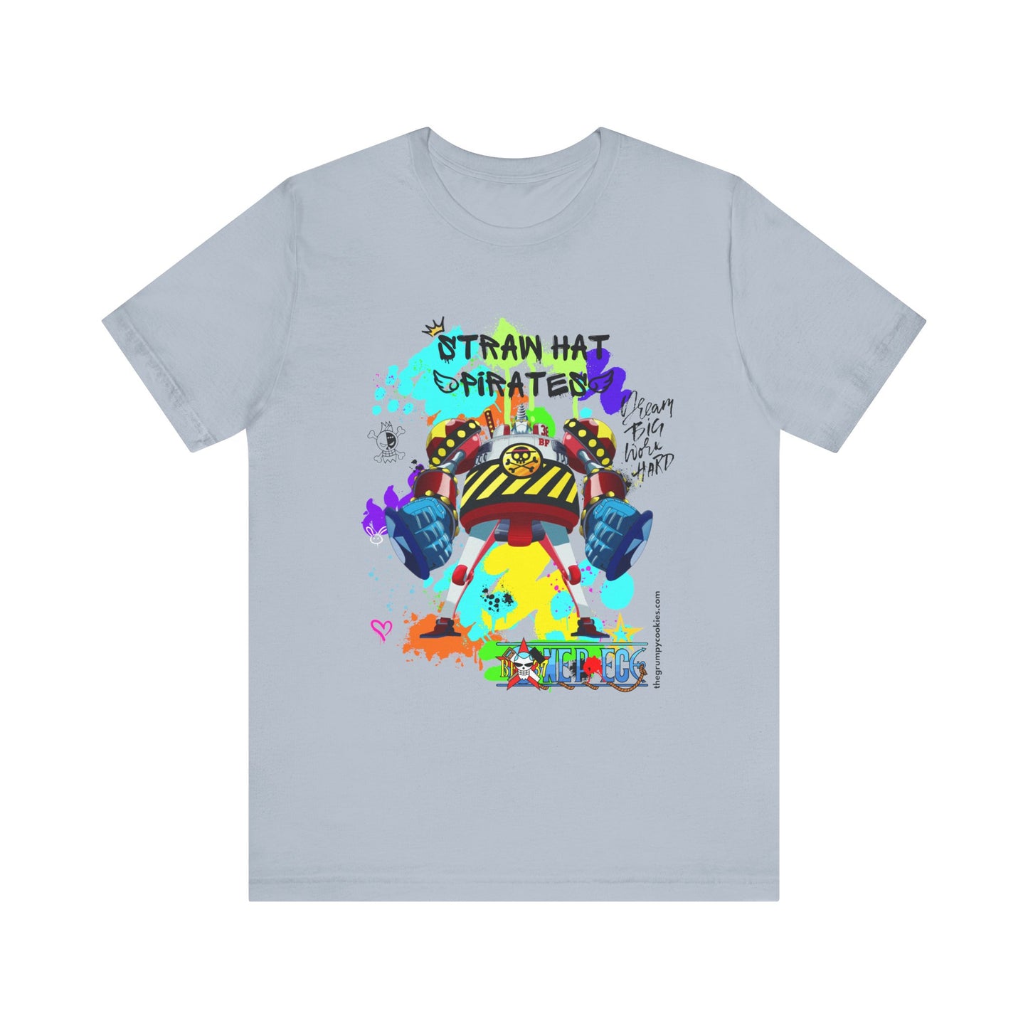 One Piece - Graffiti General Franky Unisex Jersey Short Sleeve Tee