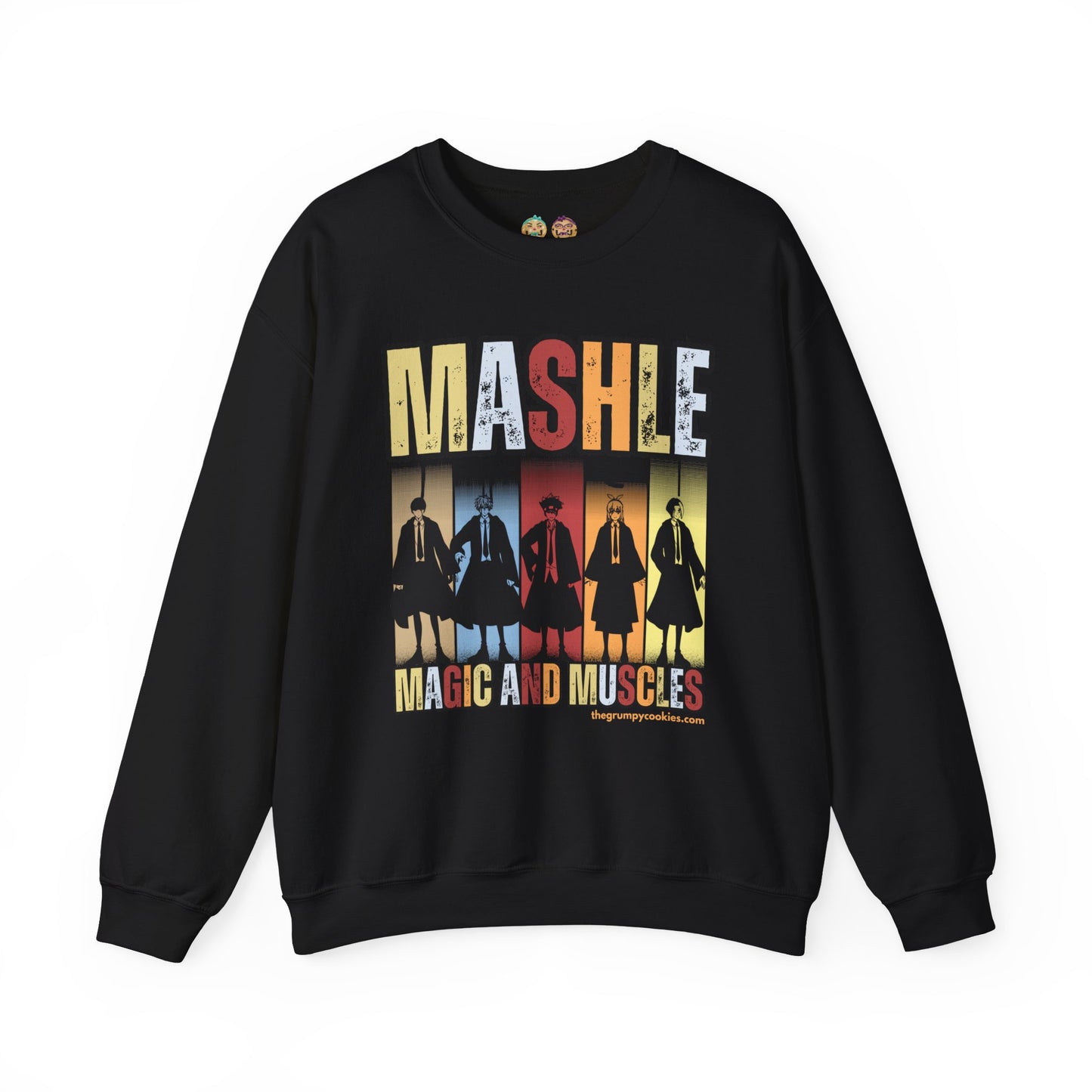 Mashle - Team No Magic Unisex Heavy Blend™ Crewneck Sweatshirt
