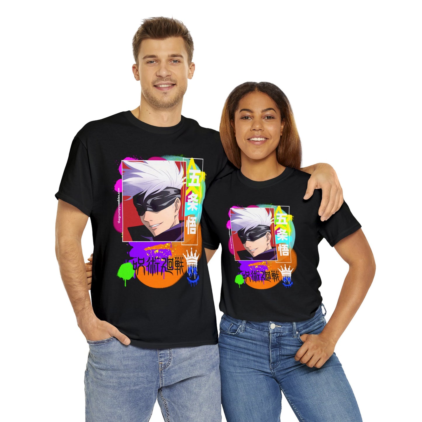 Jujutsu Kaisen - Gojo's Side Smile Unisex Heavy Cotton Tee
