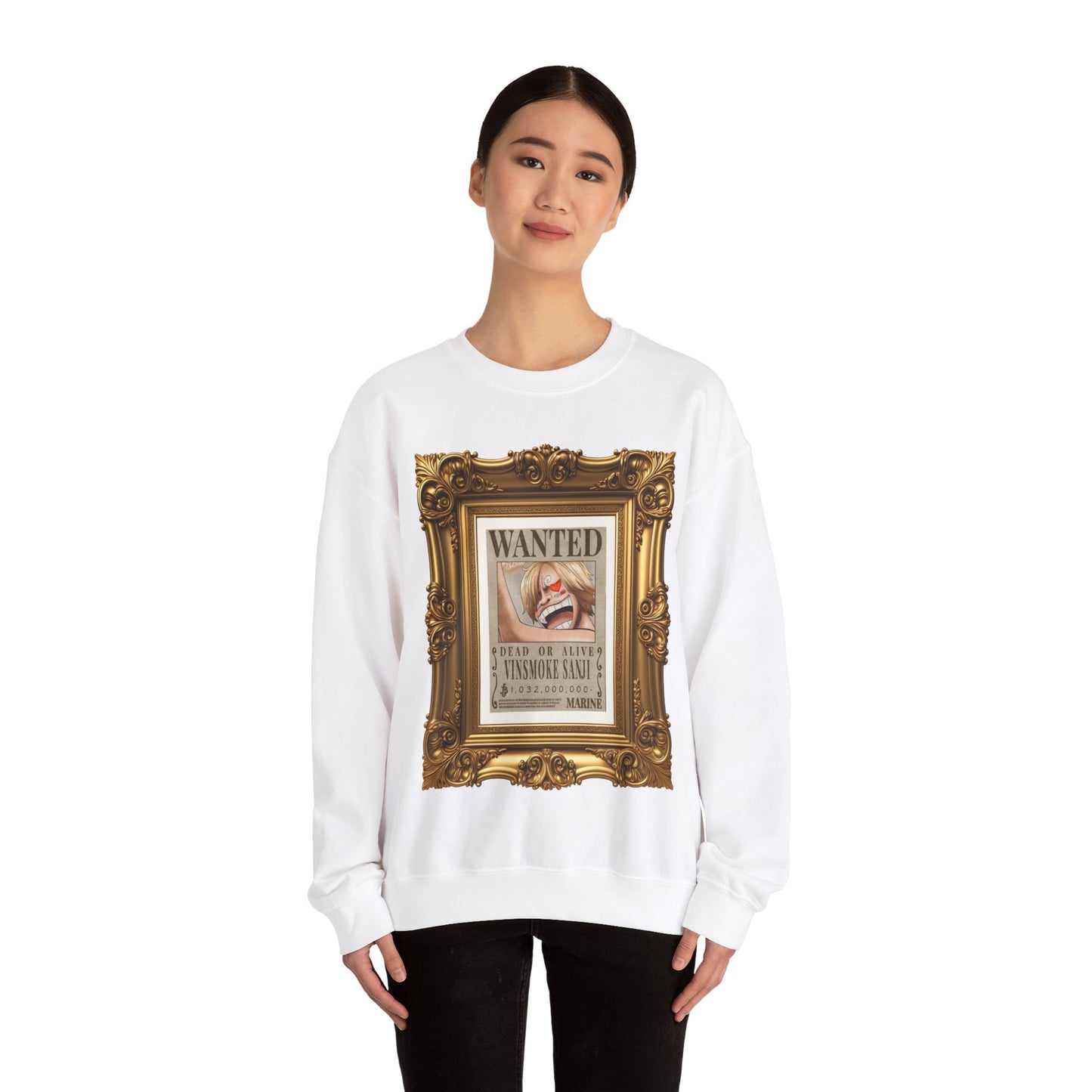One Piece - Fine Art Sanji Unisex Heavy Blend™ Crewneck Sweatshirt