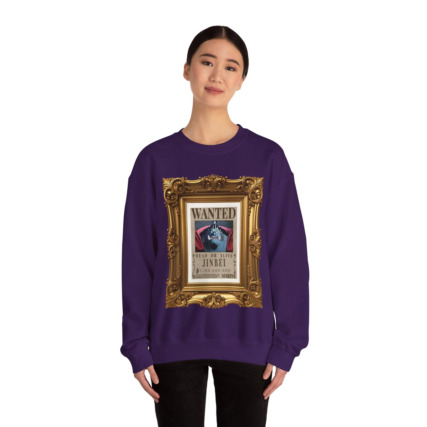 One Piece - Fine Art Jimbei Unisex Heavy Blend™ Crewneck Sweatshirt