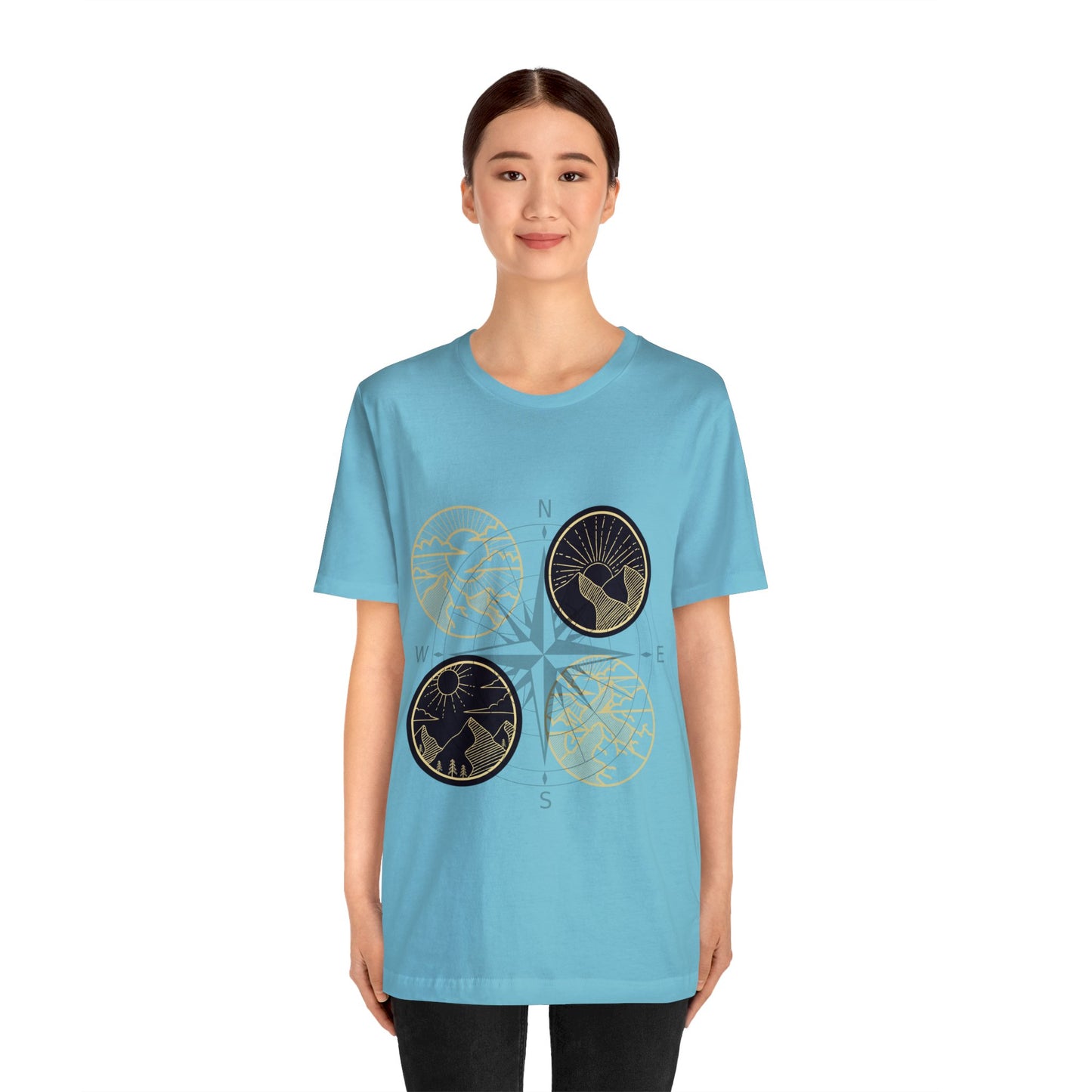 The Grumpy Cookies - Compass Short Sleeve Tee